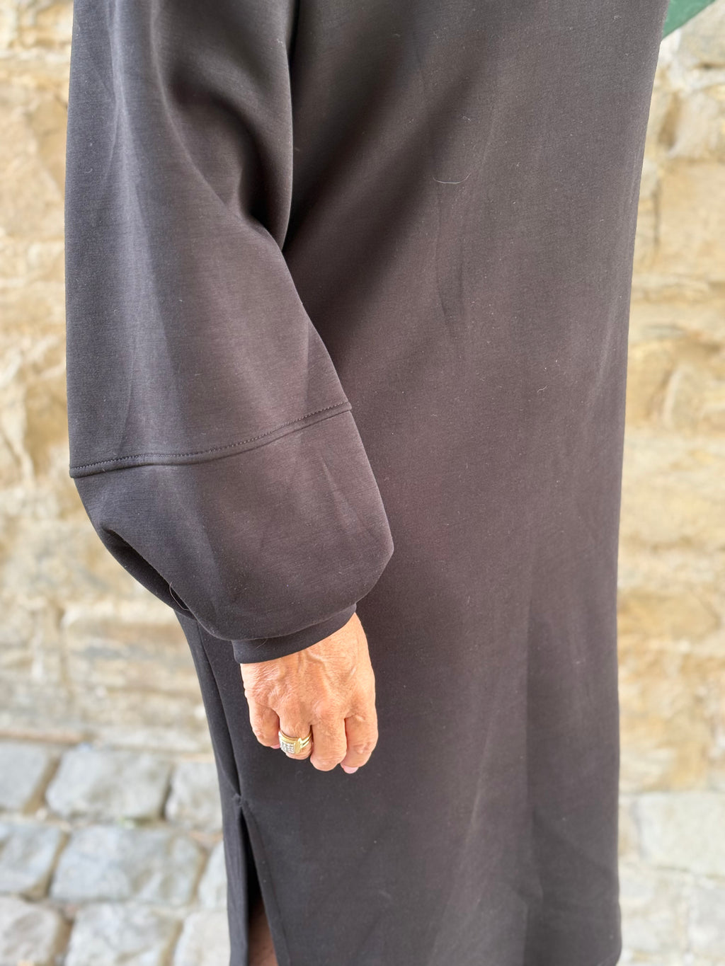 robe noir sweat TU