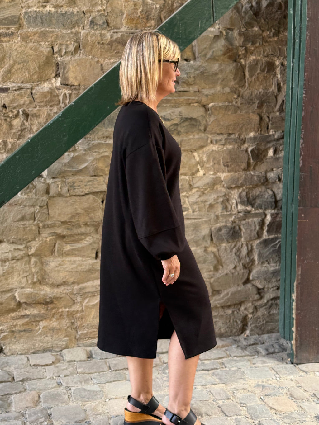 robe noir sweat TU