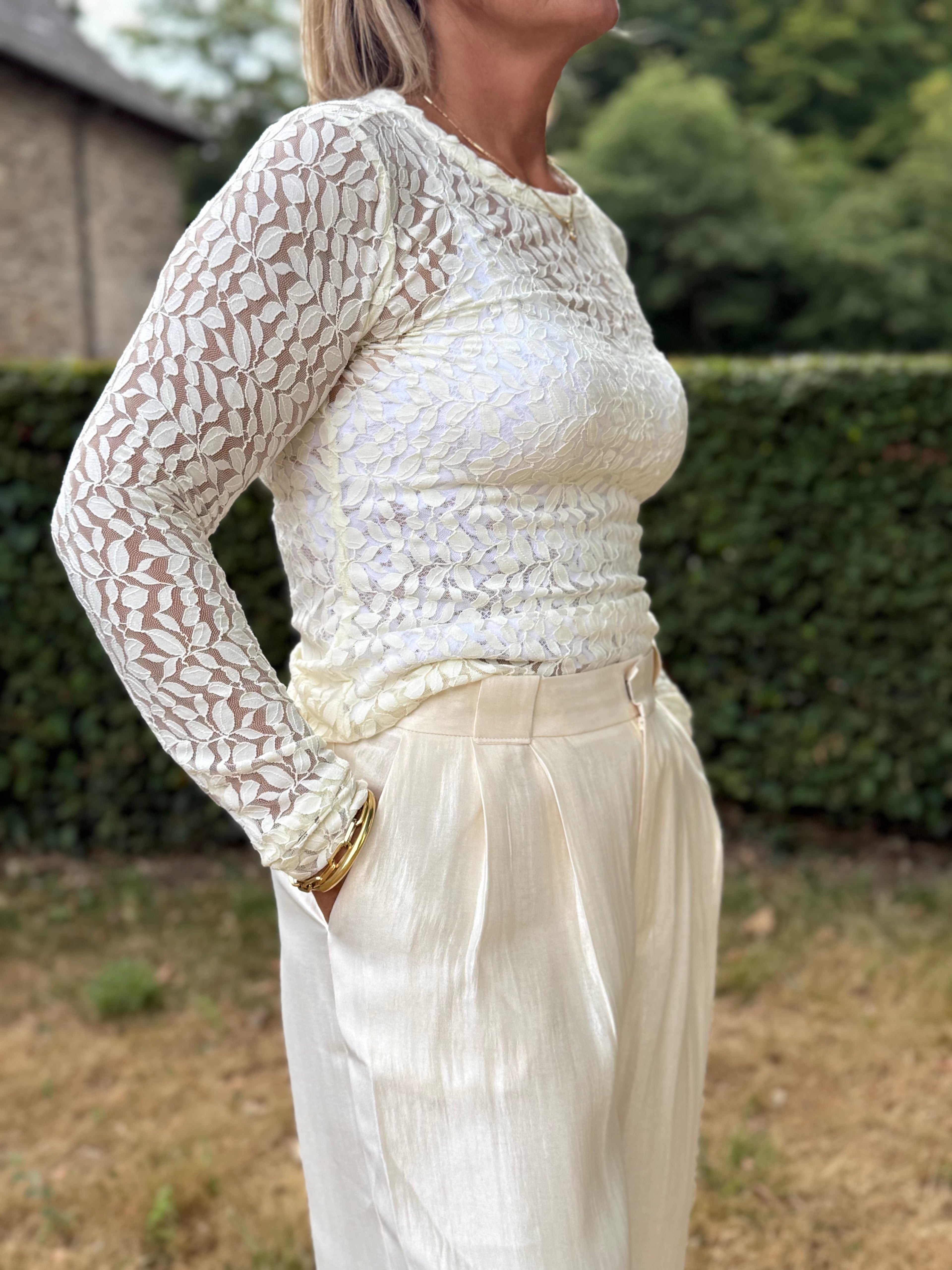 Pantalon écru L
