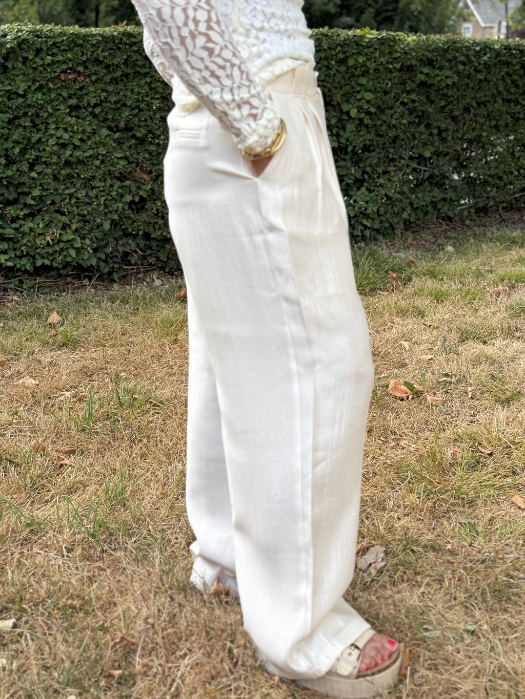 Pantalon écru L