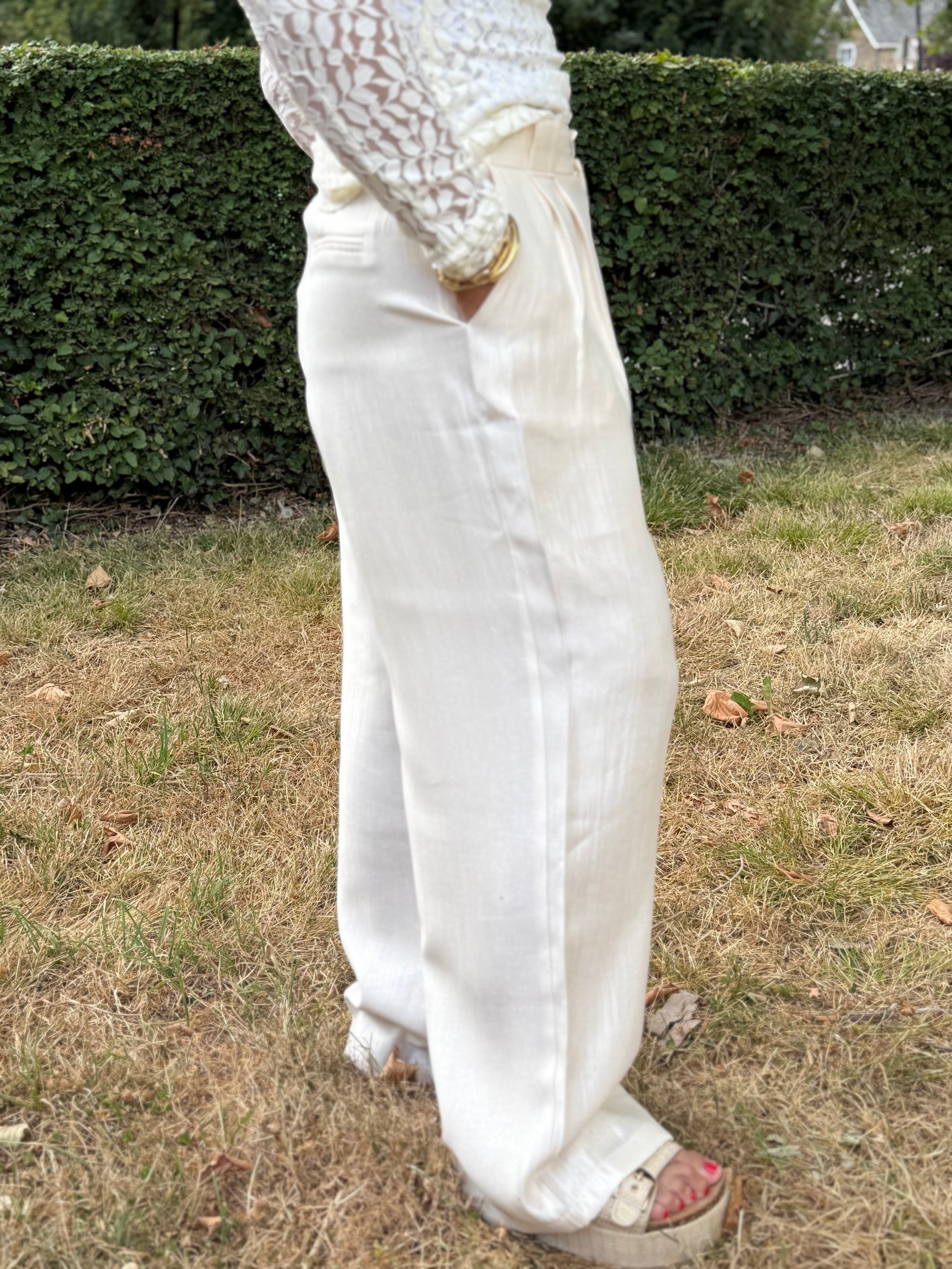 Pantalon écru L