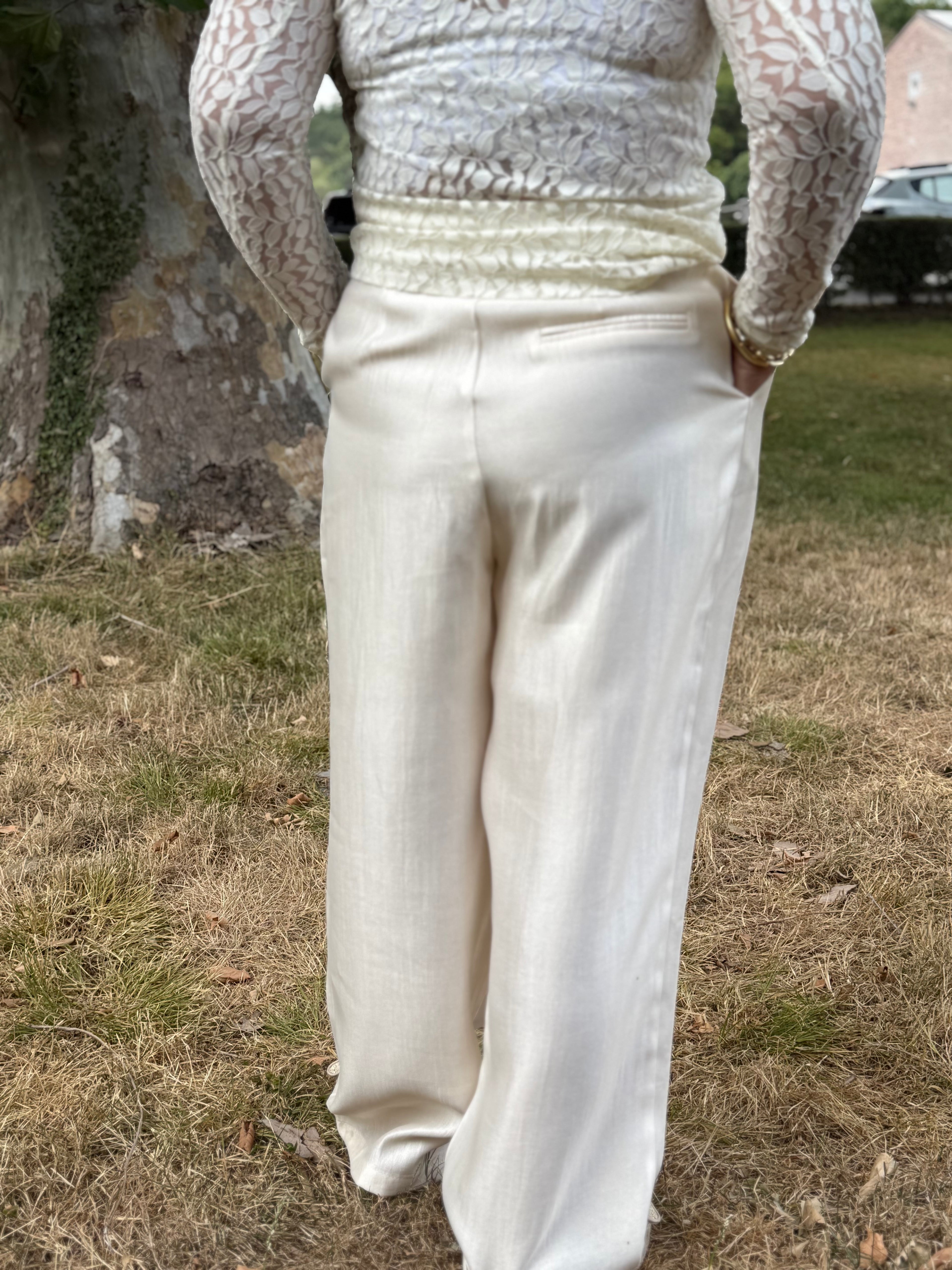 Pantalon écru L