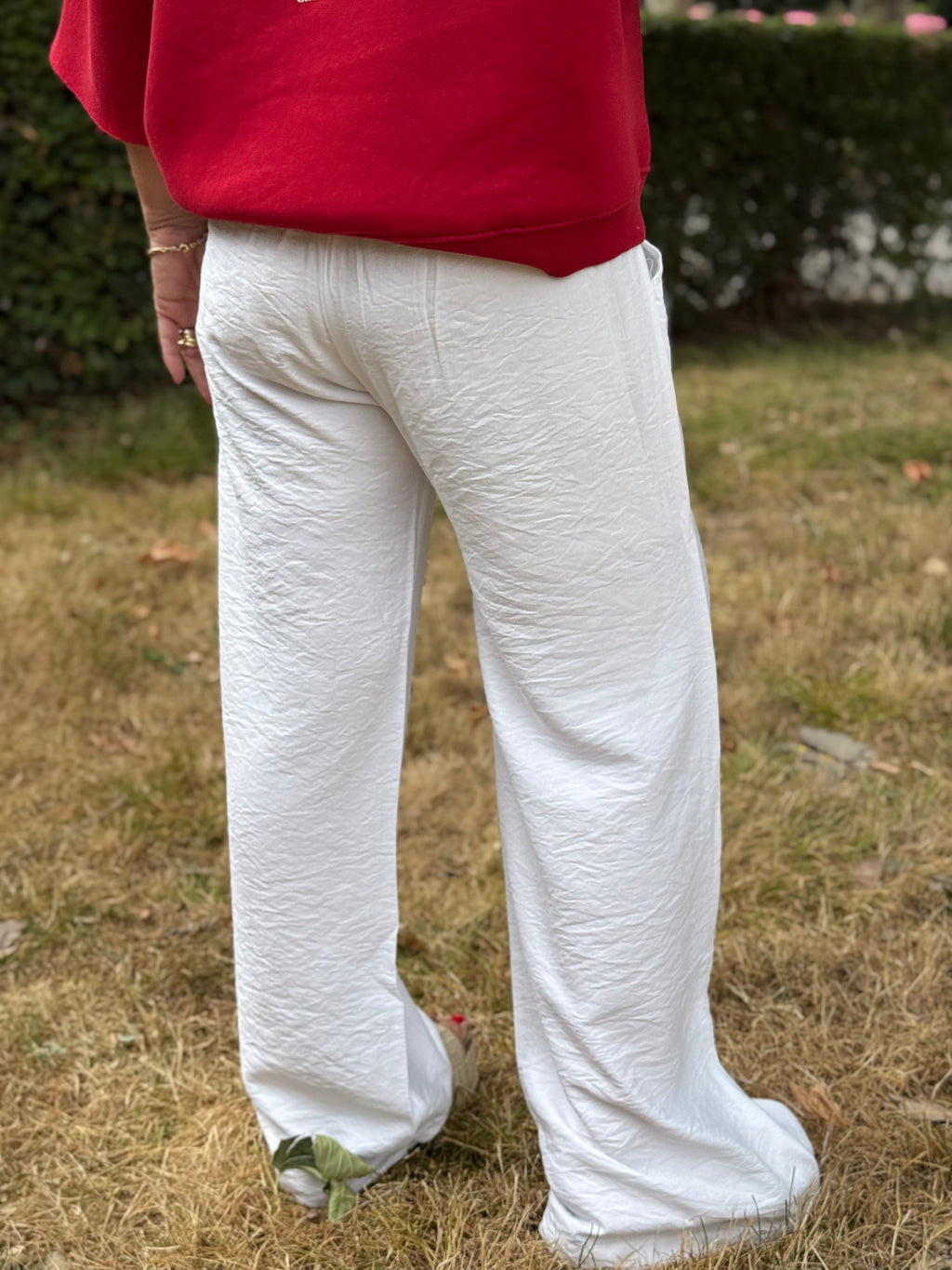 Pantalon blanc fluide T.1