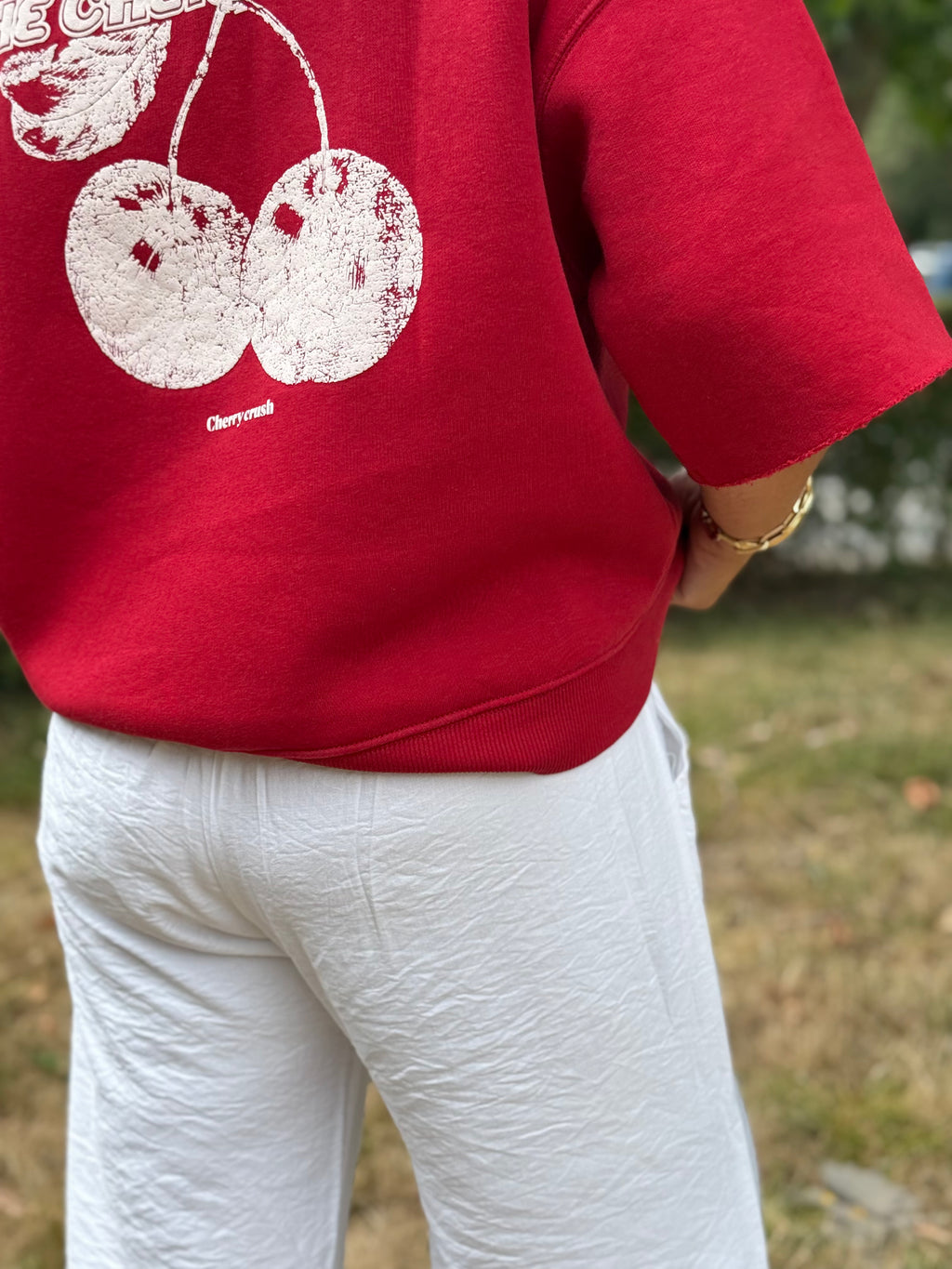 Pantalon blanc fluide T.1
