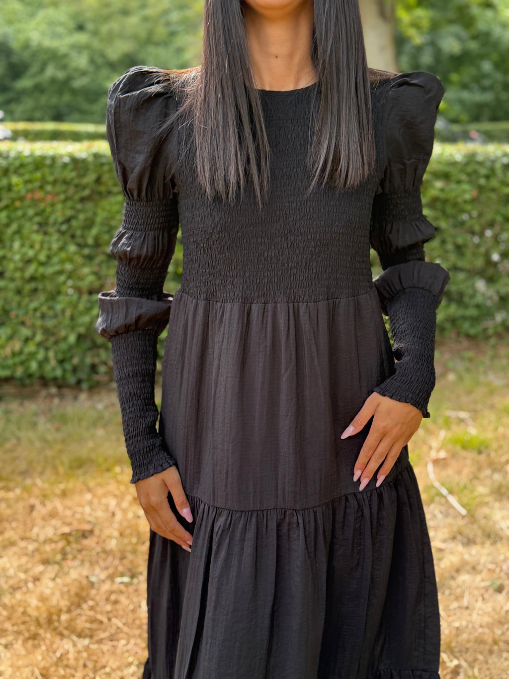Longue robe noir Gestuz T.34