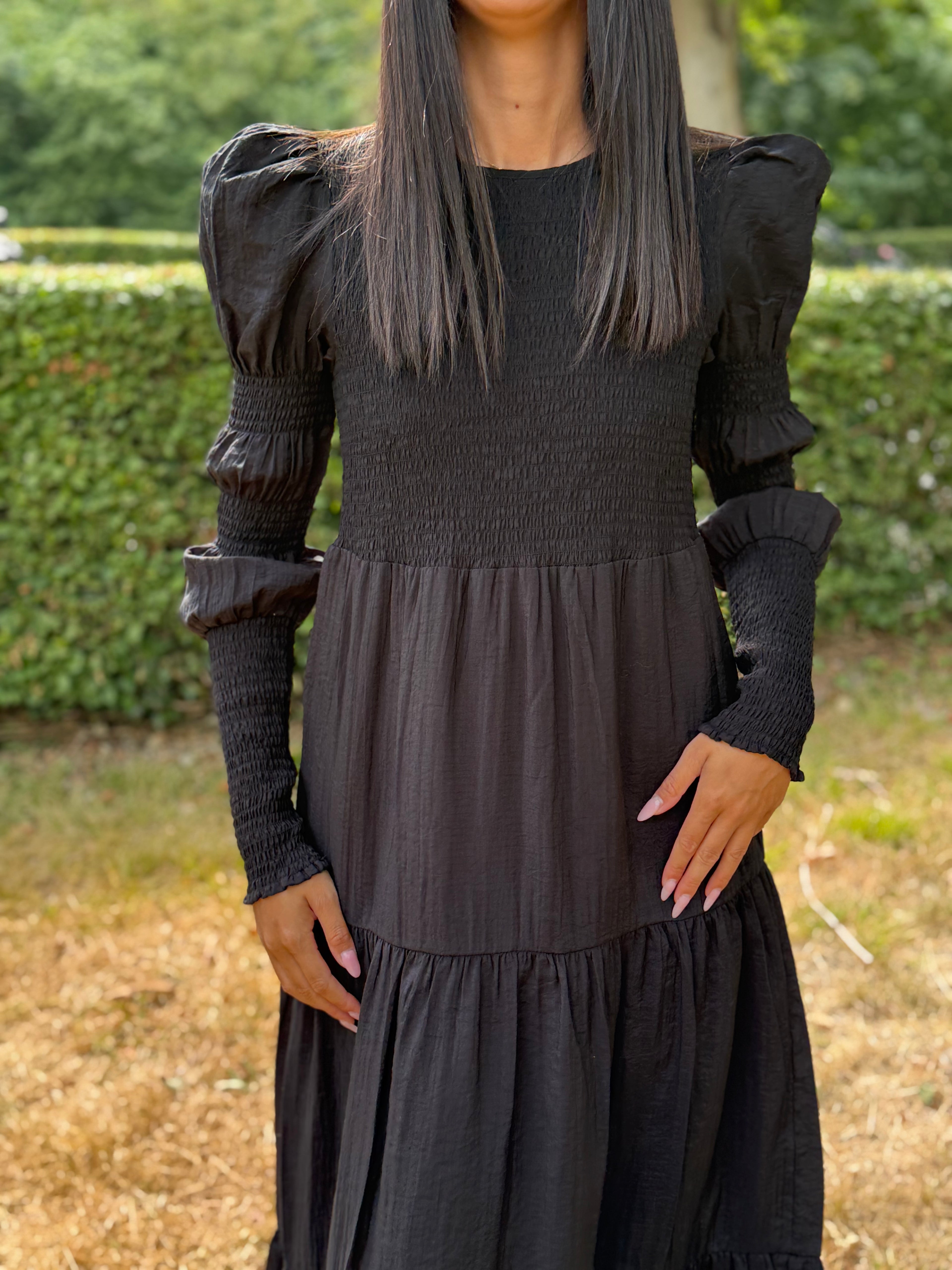 Longue robe noir Gestuz T.34