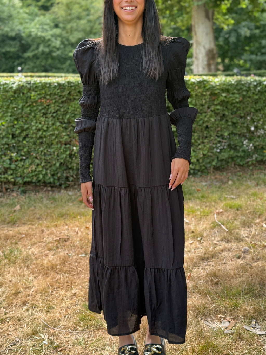 Longue robe noir Gestuz T.34