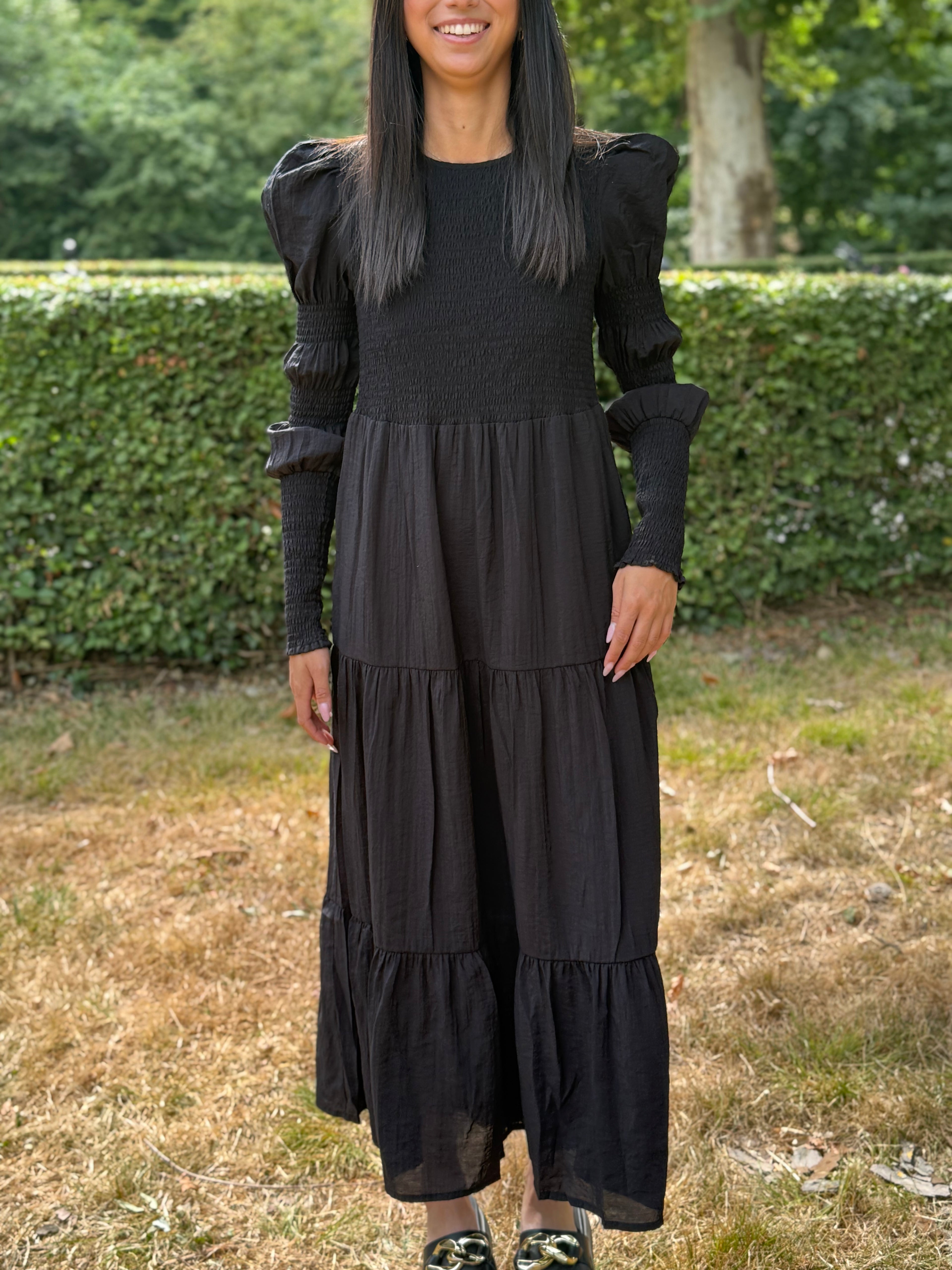 Longue robe noir Gestuz T.34