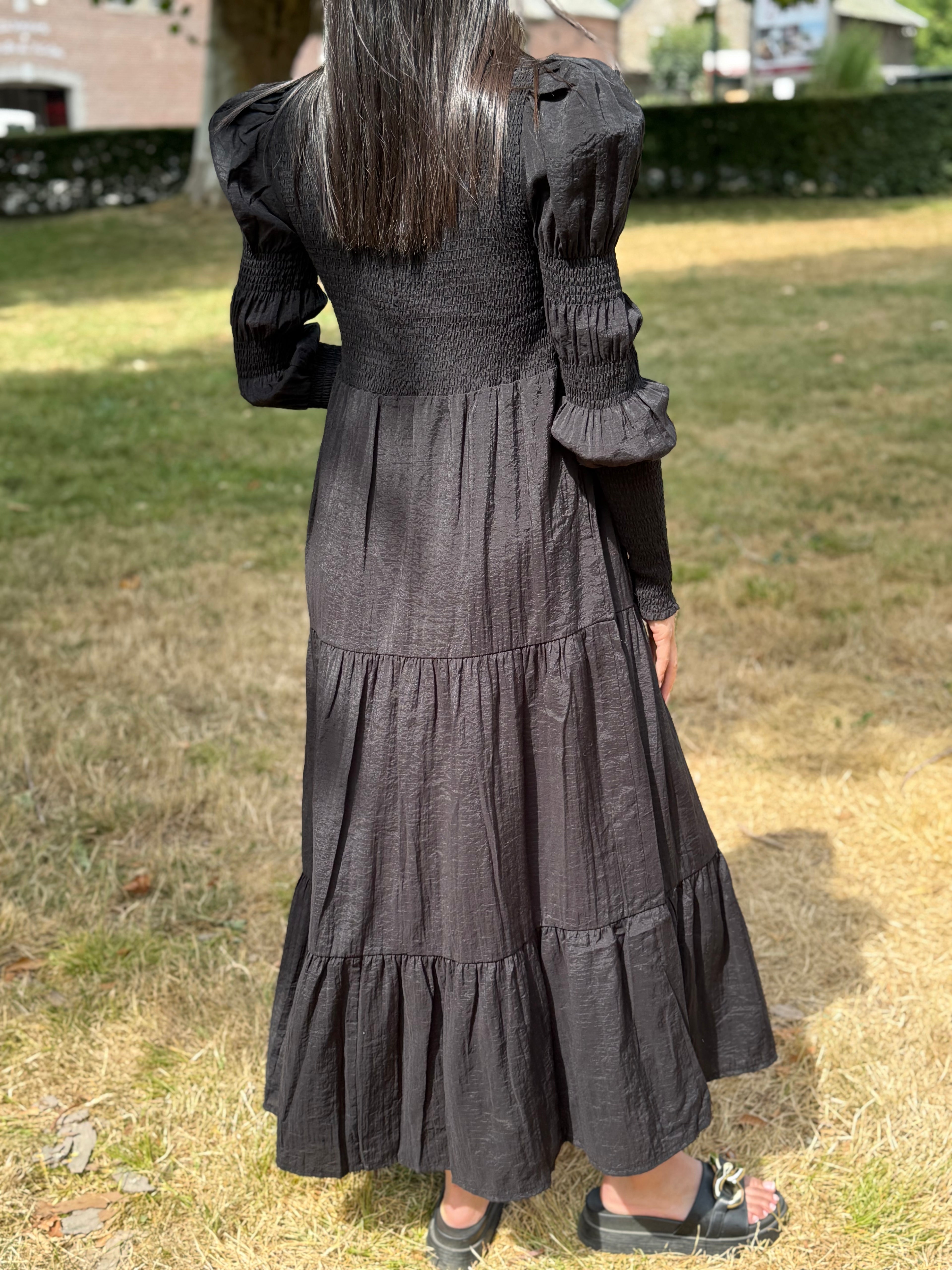 Longue robe noir Gestuz T.34