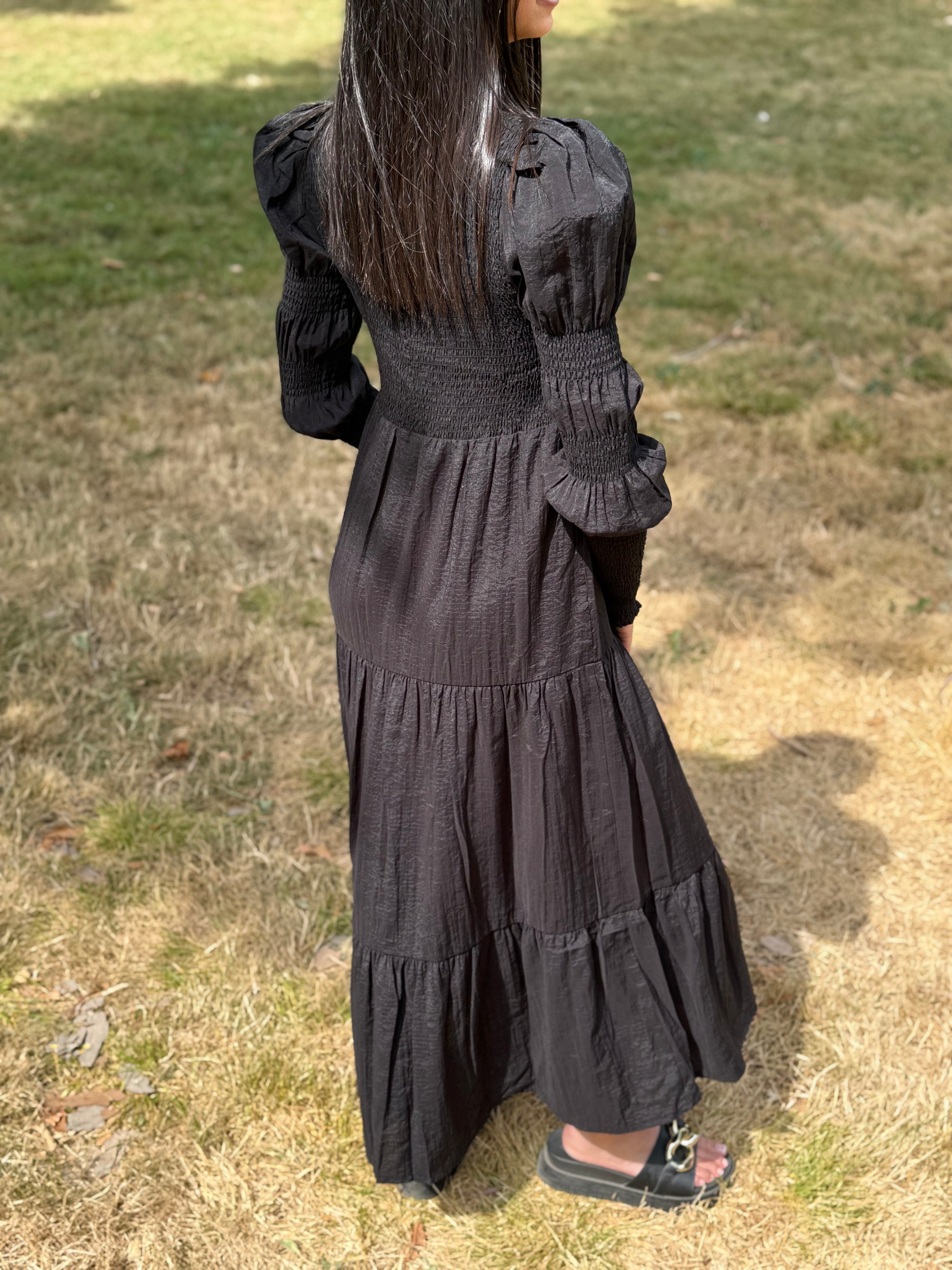 Longue robe noir Gestuz T.34