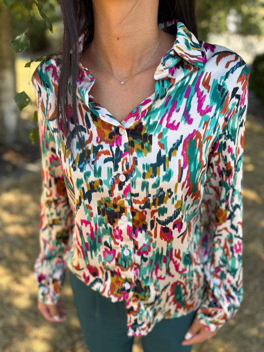 Blouse CERISE BLUE T.M