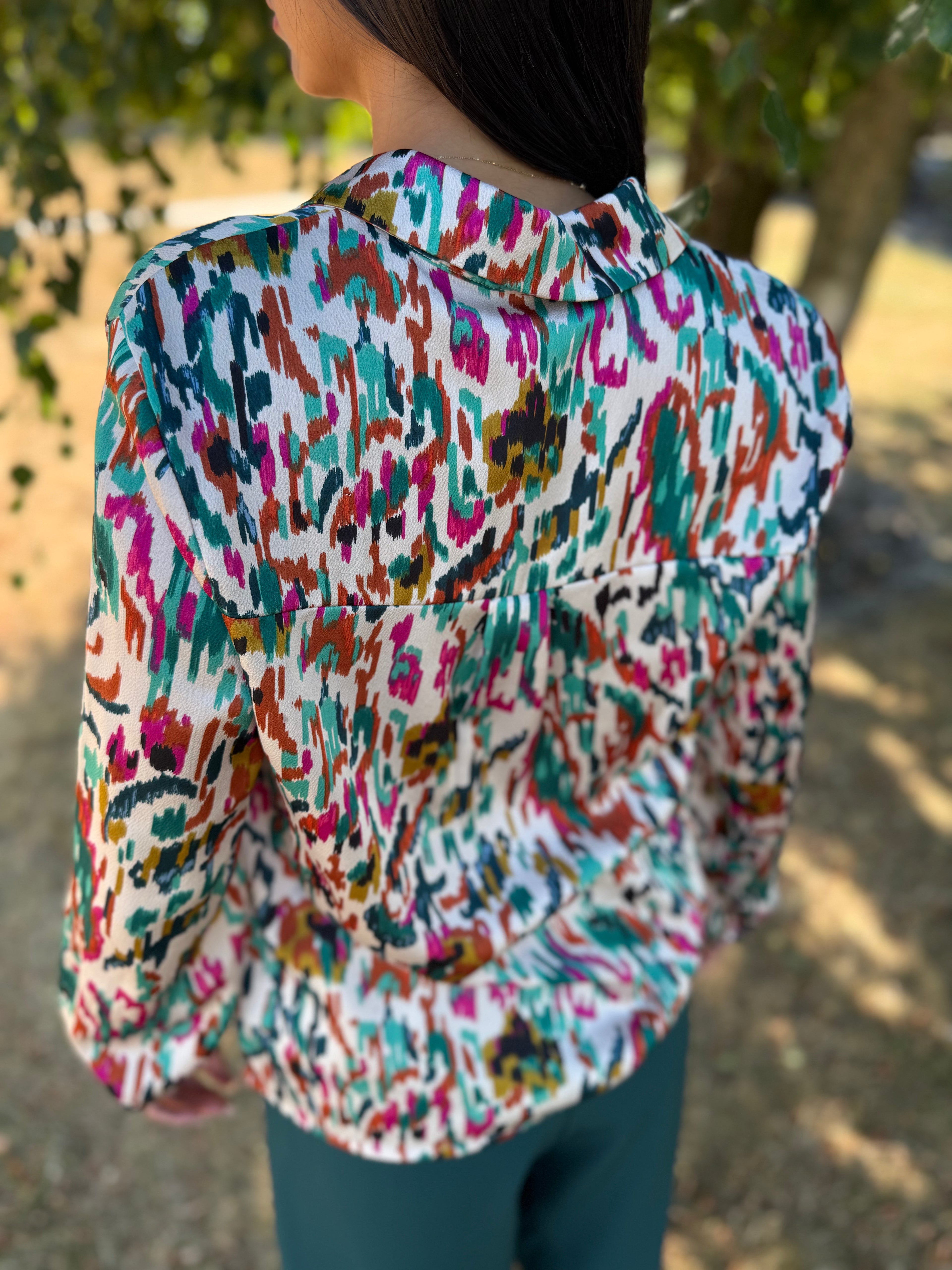 Blouse CERISE BLUE T.M