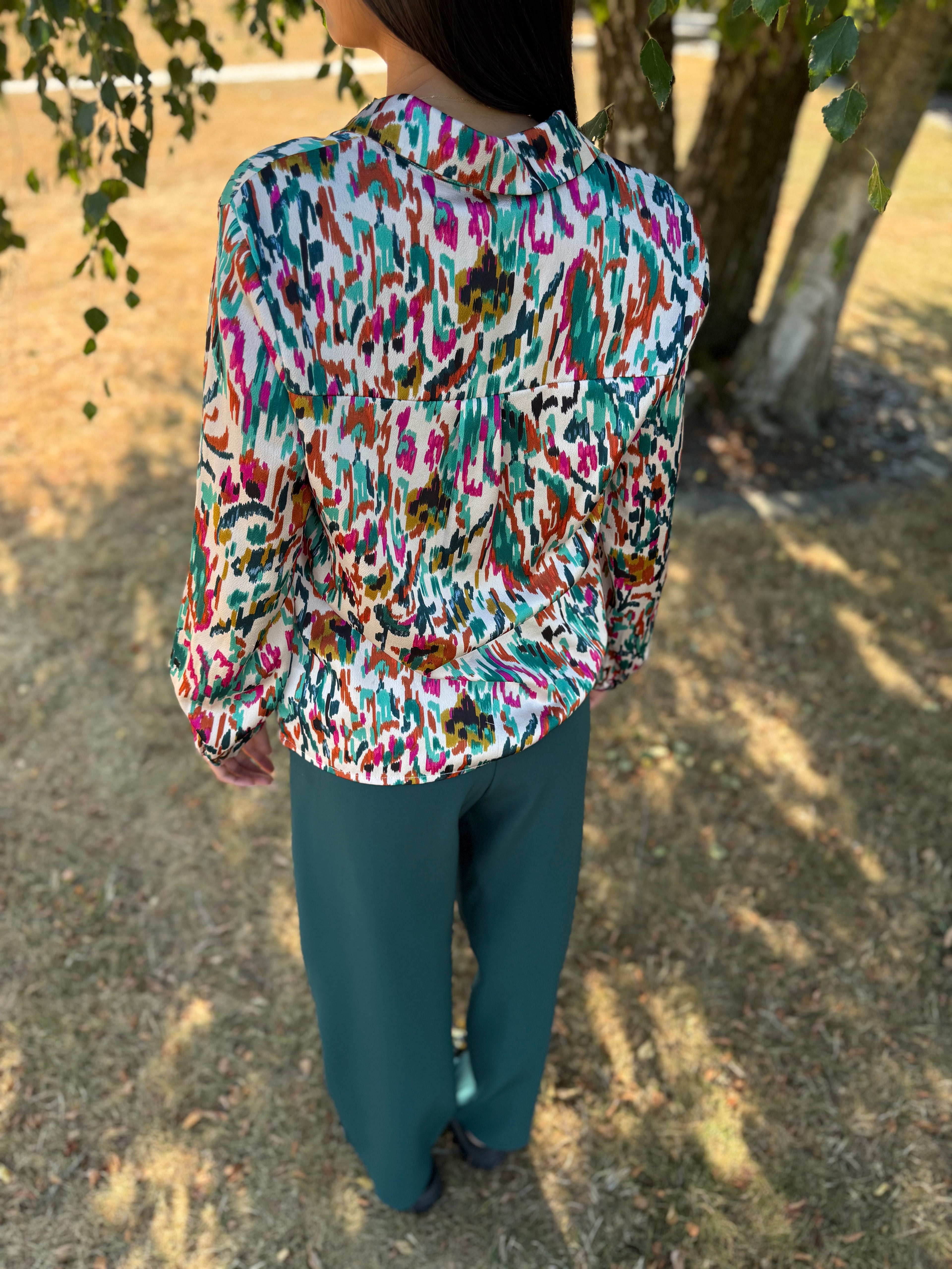 Blouse CERISE BLUE T.M