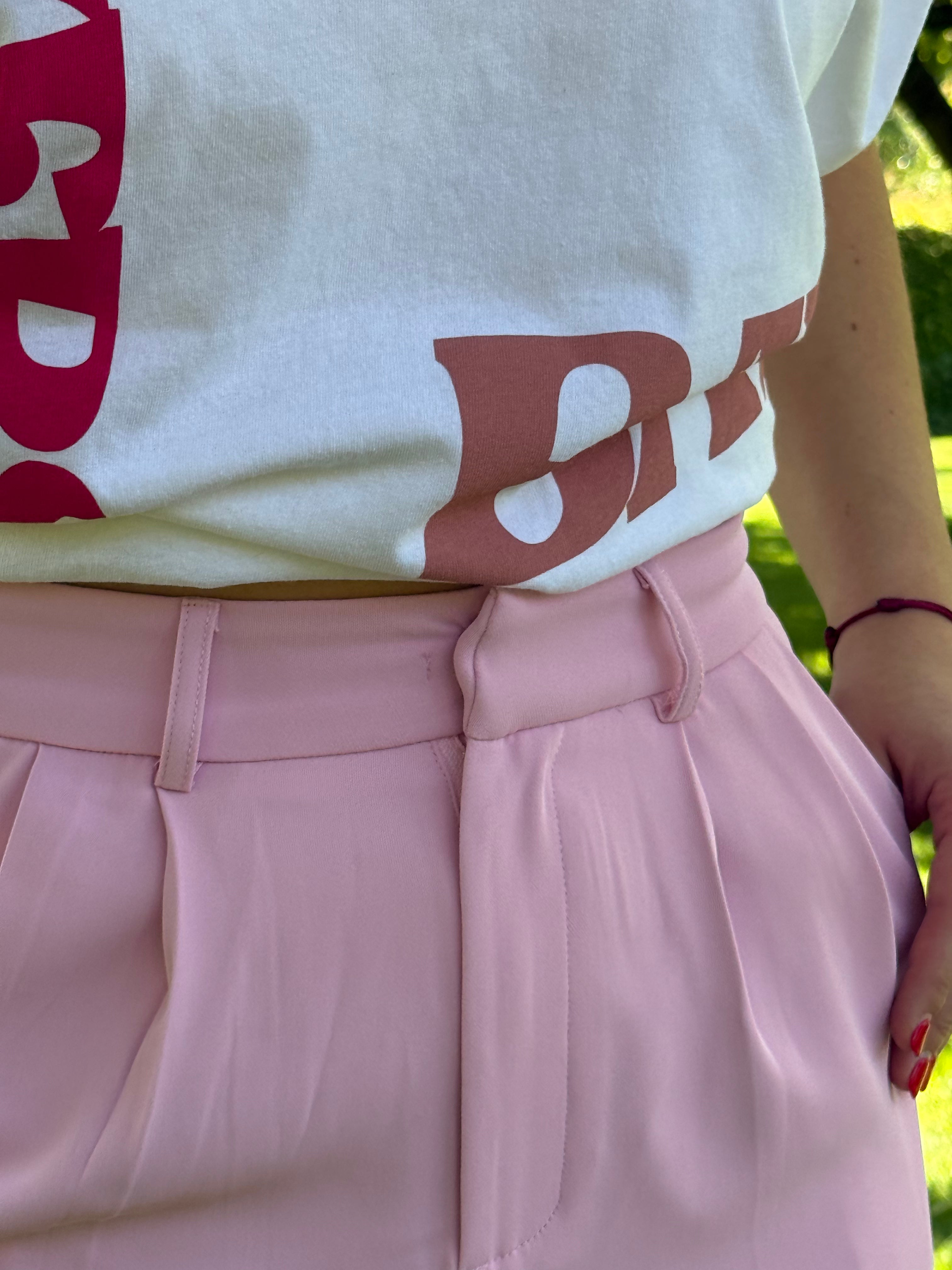 Pantalon rose Drôle de copine - T.S
