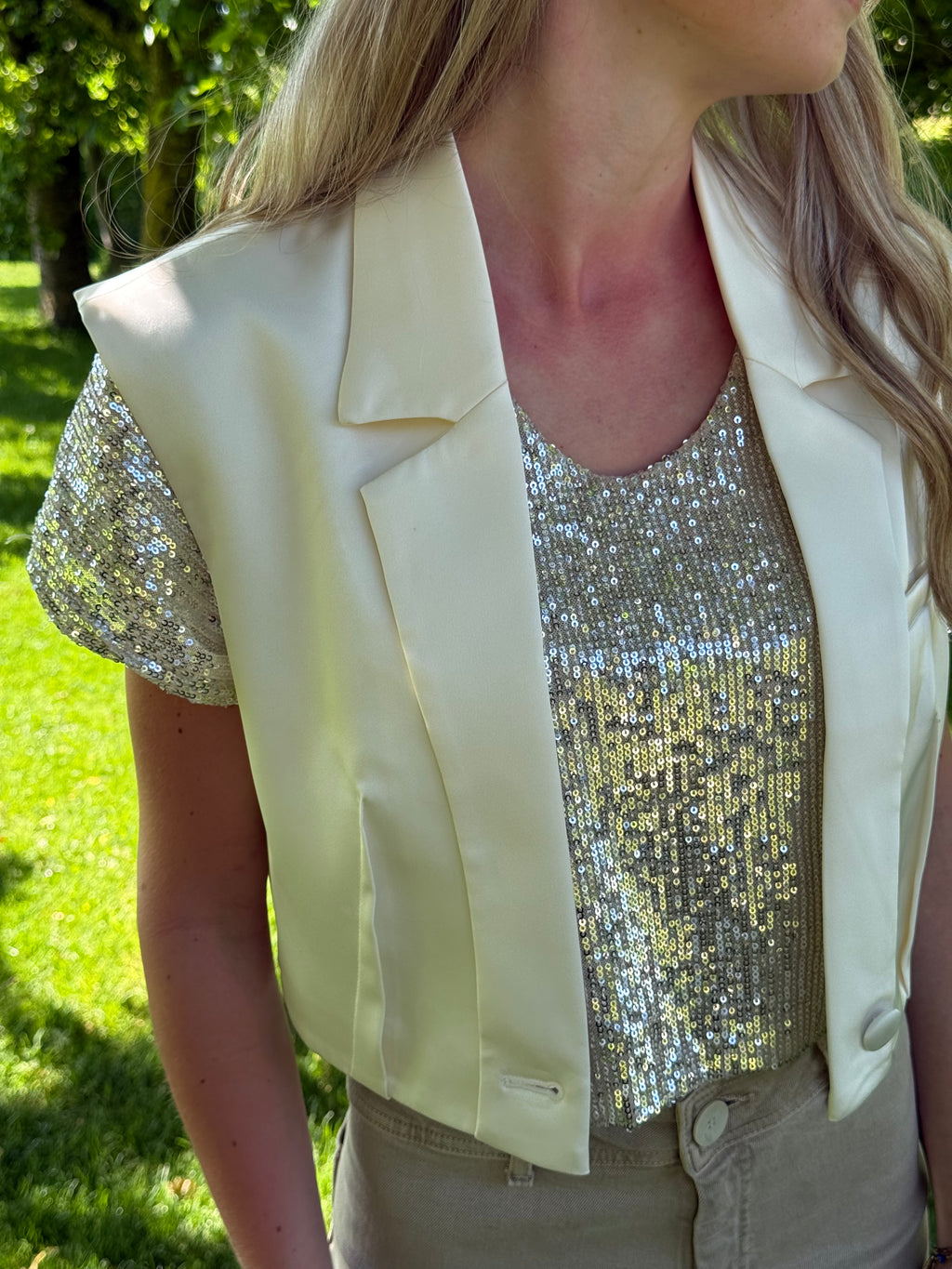 Blouse sequins TU