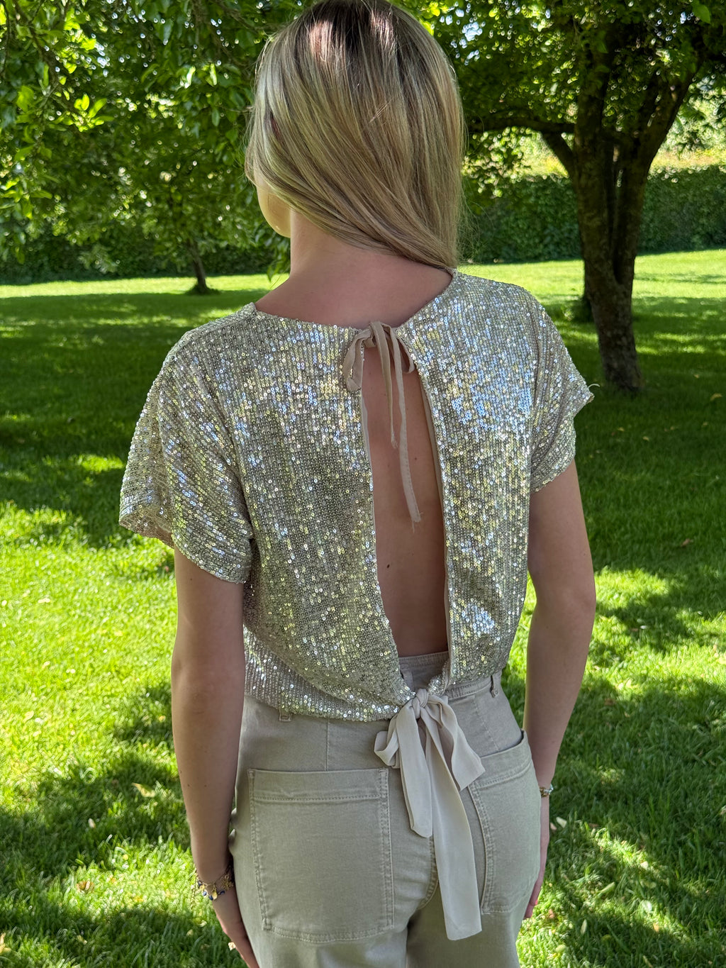 Blouse sequins TU