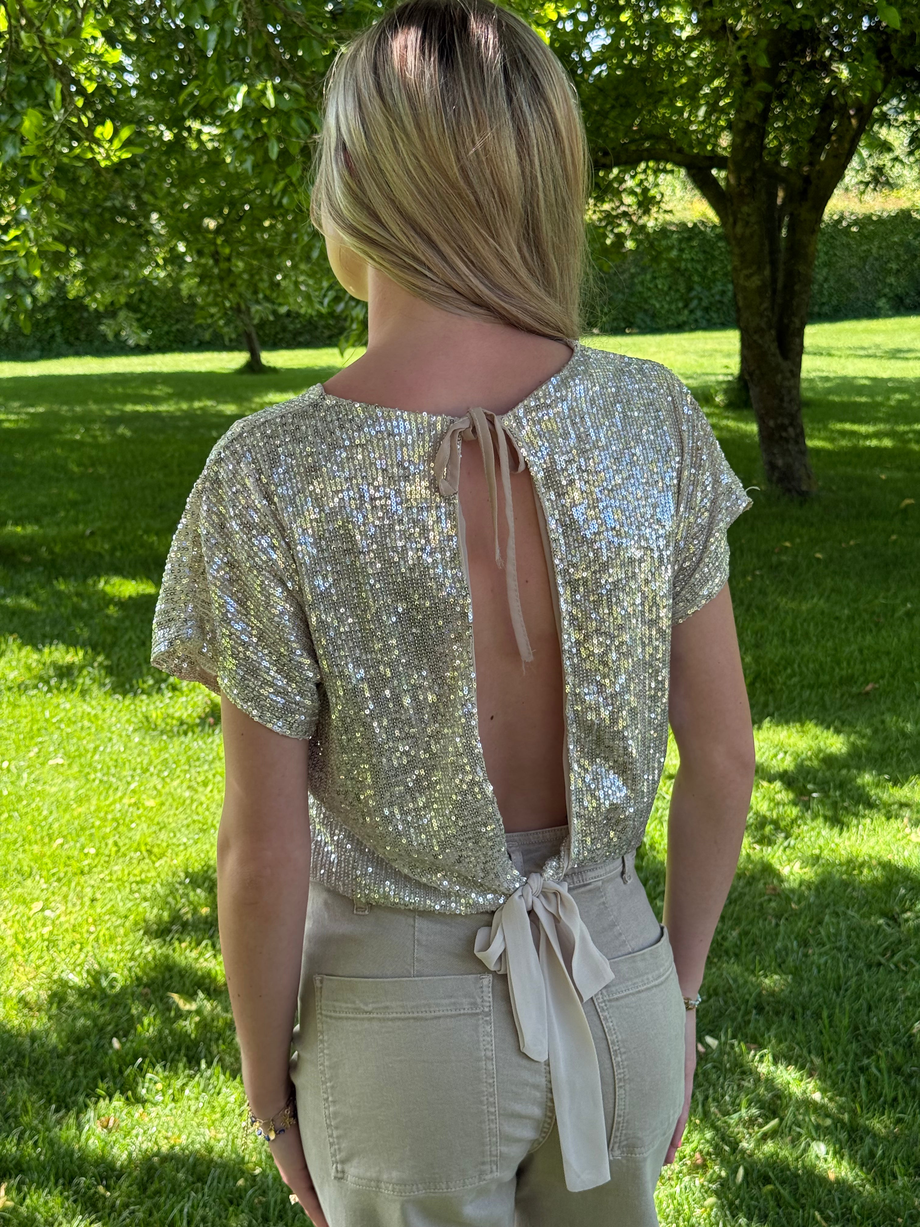 Blouse sequins TU