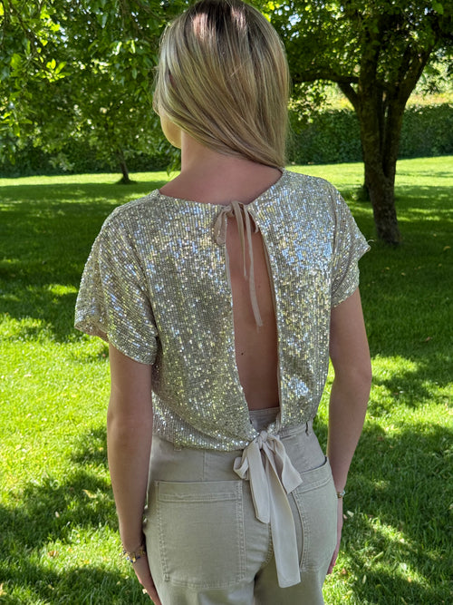 Blouse sequins TU