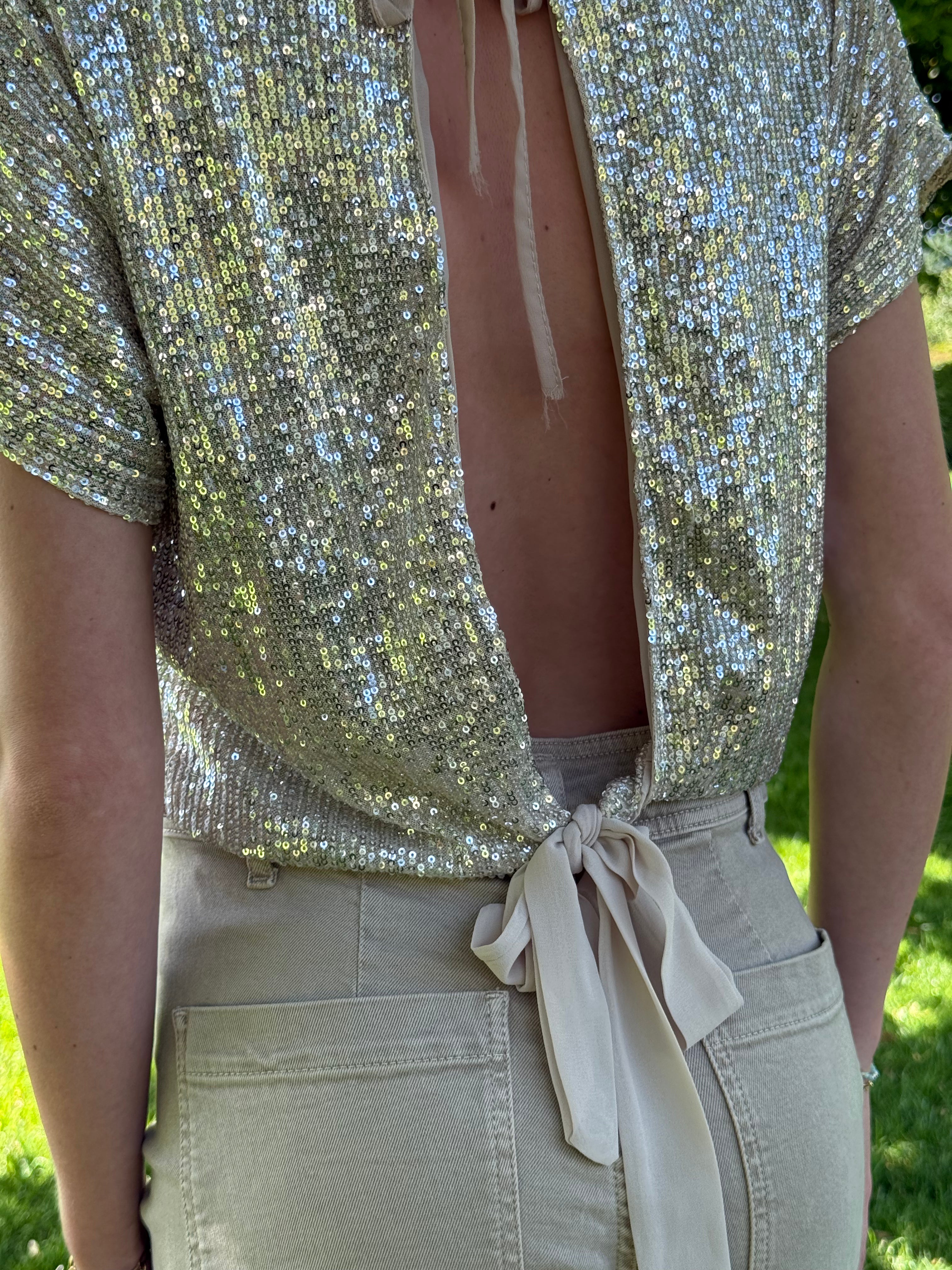 Blouse sequins TU
