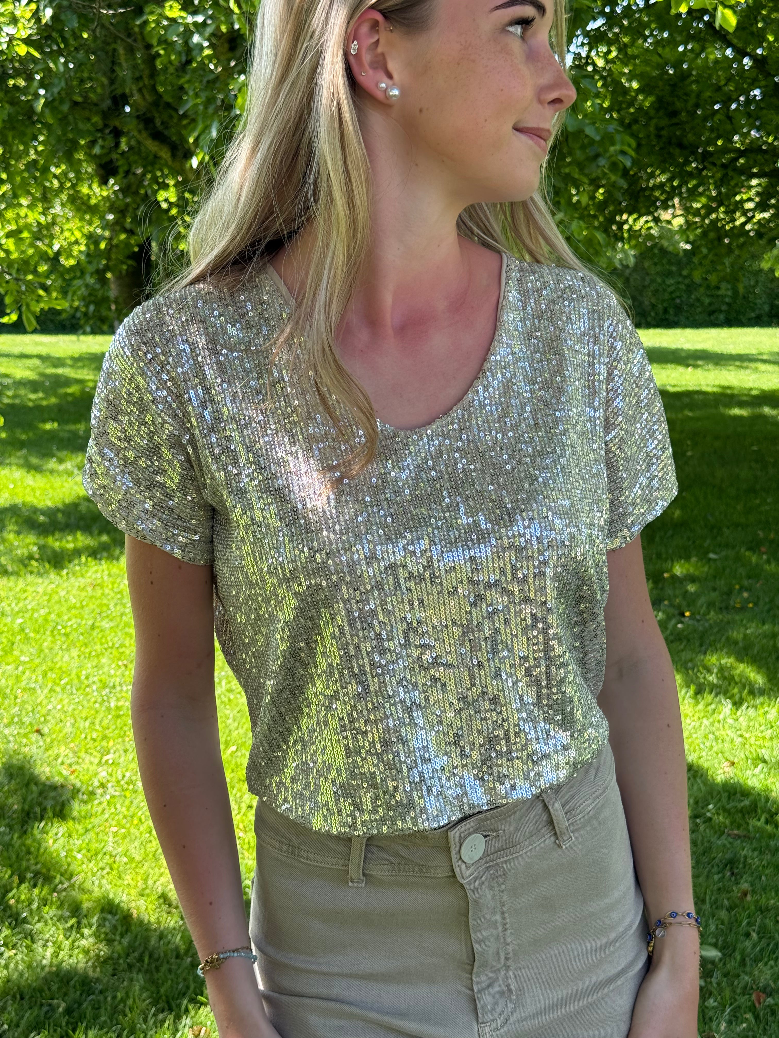 Blouse sequins TU