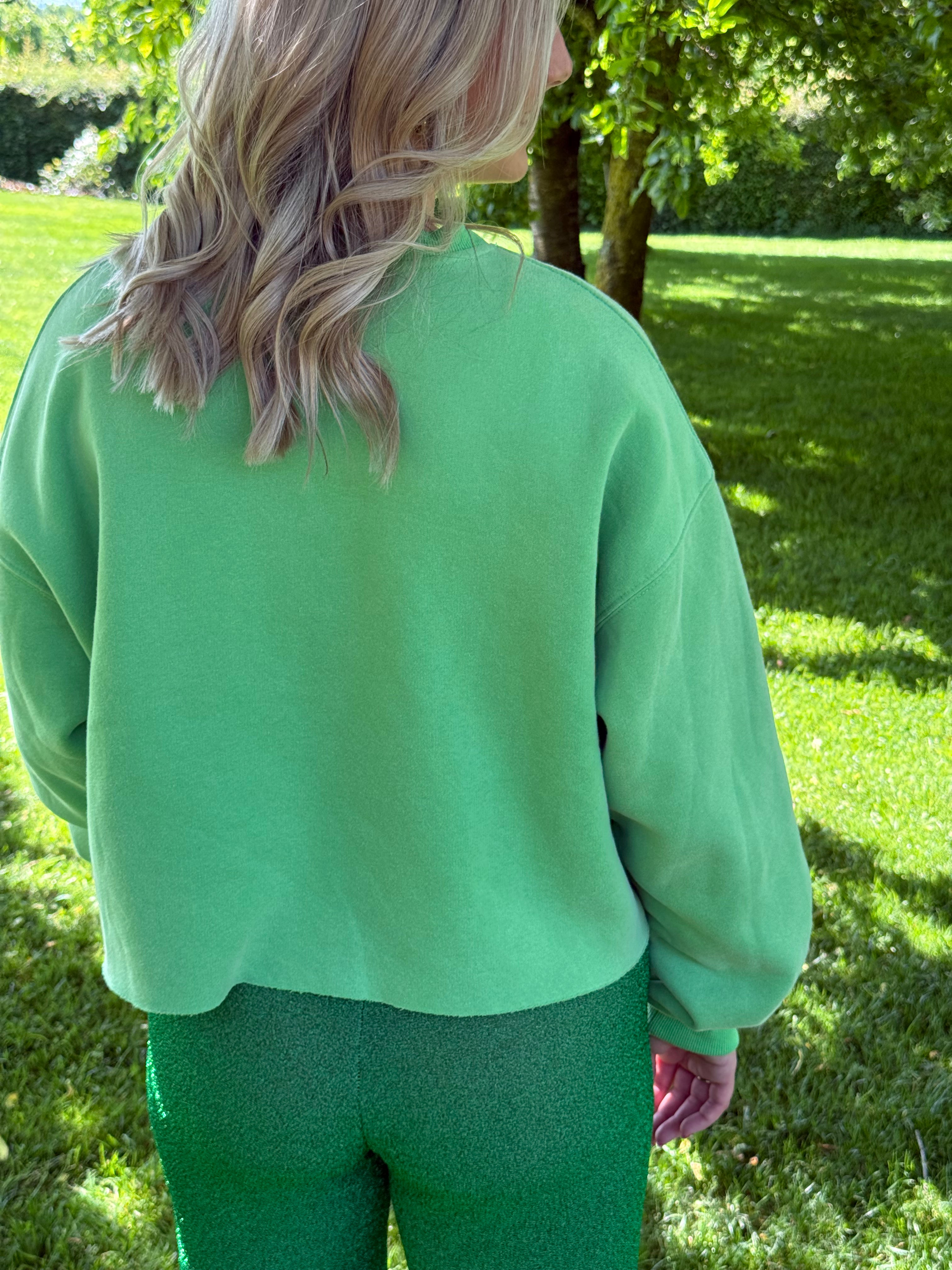 Sweat Orféo vert T.M/L