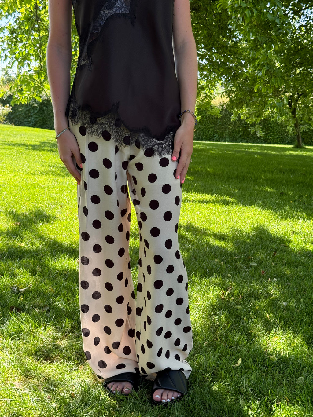 Pantalon à pois Dixie T.XS