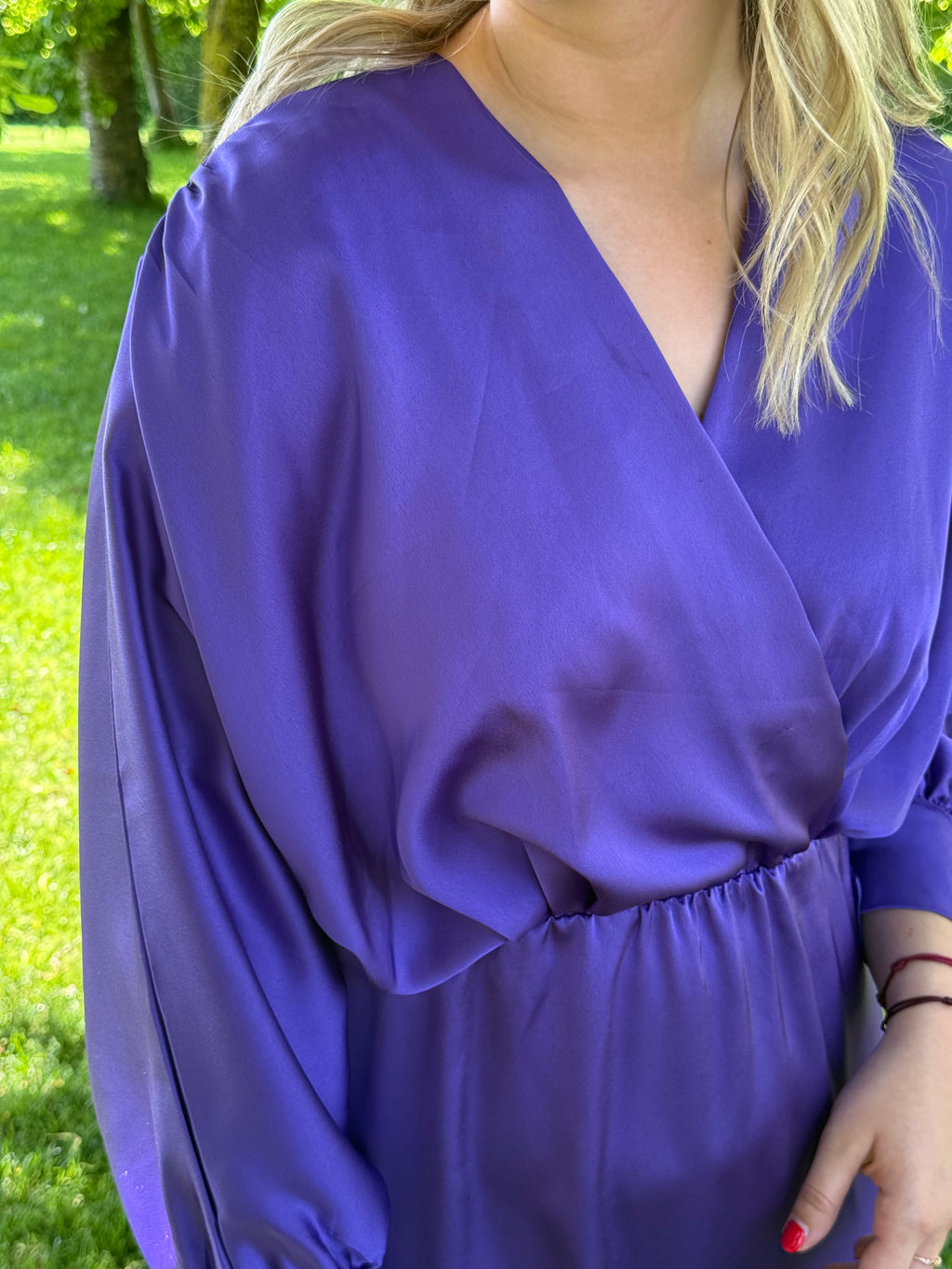 Longue robe mauve  TU