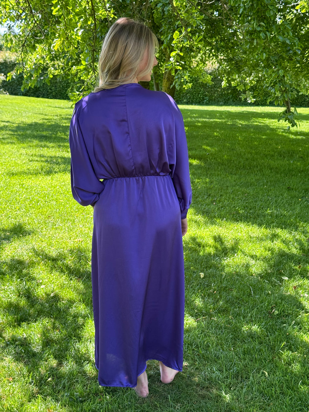 Longue robe mauve  TU