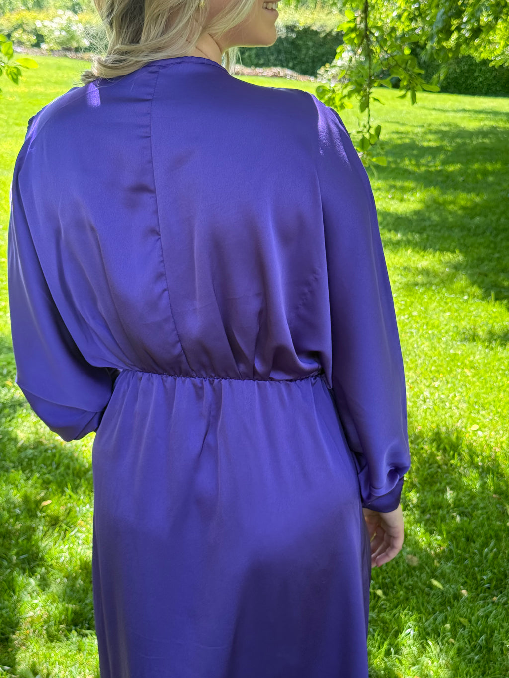 Longue robe mauve  TU