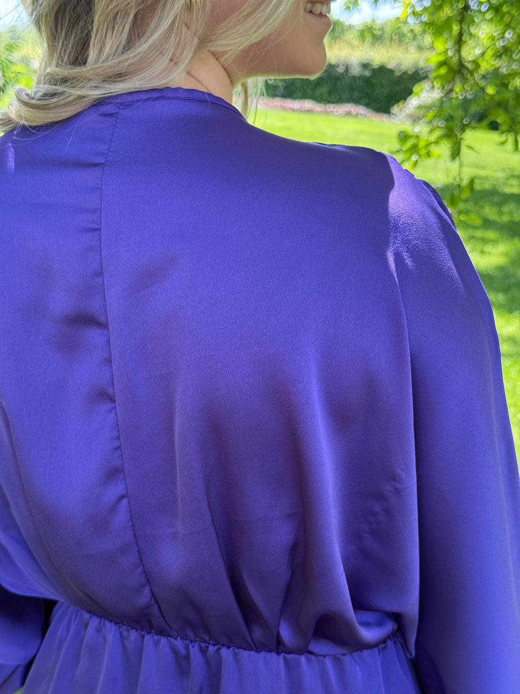 Longue robe mauve  TU