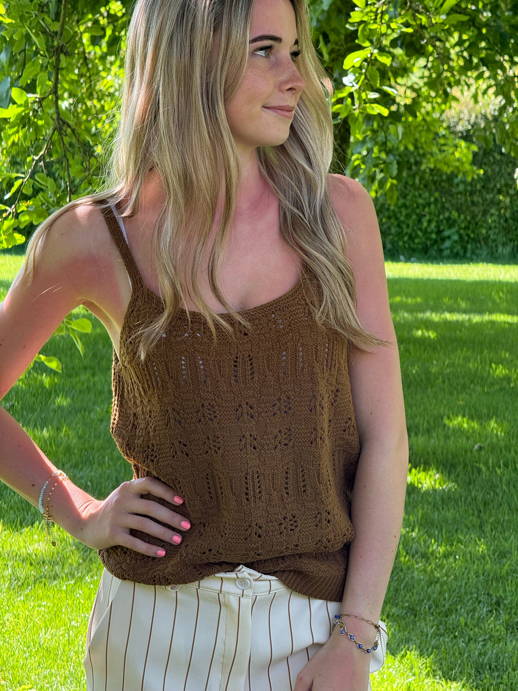 Top en crochet T.L