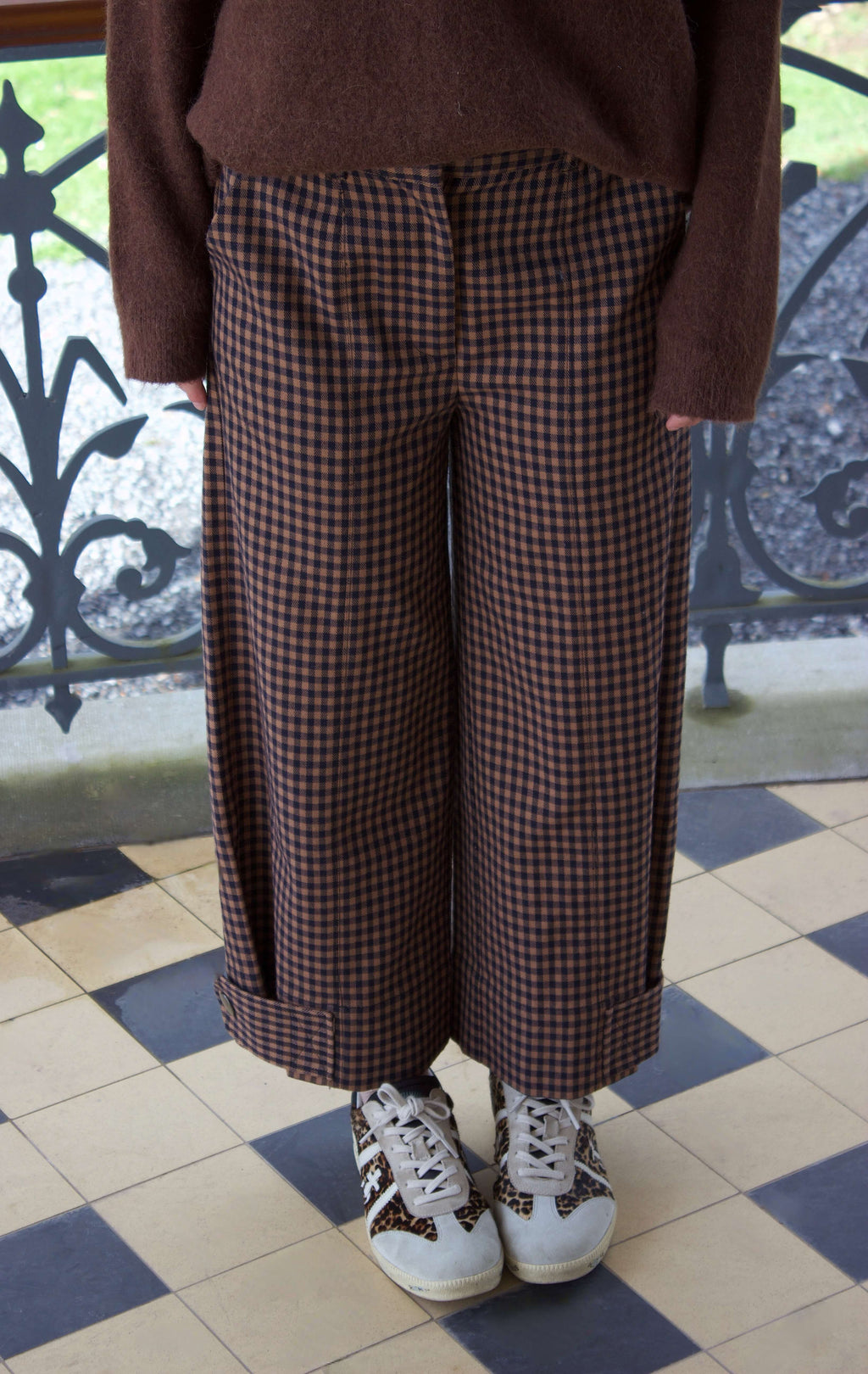 Pantalon Second Female marron