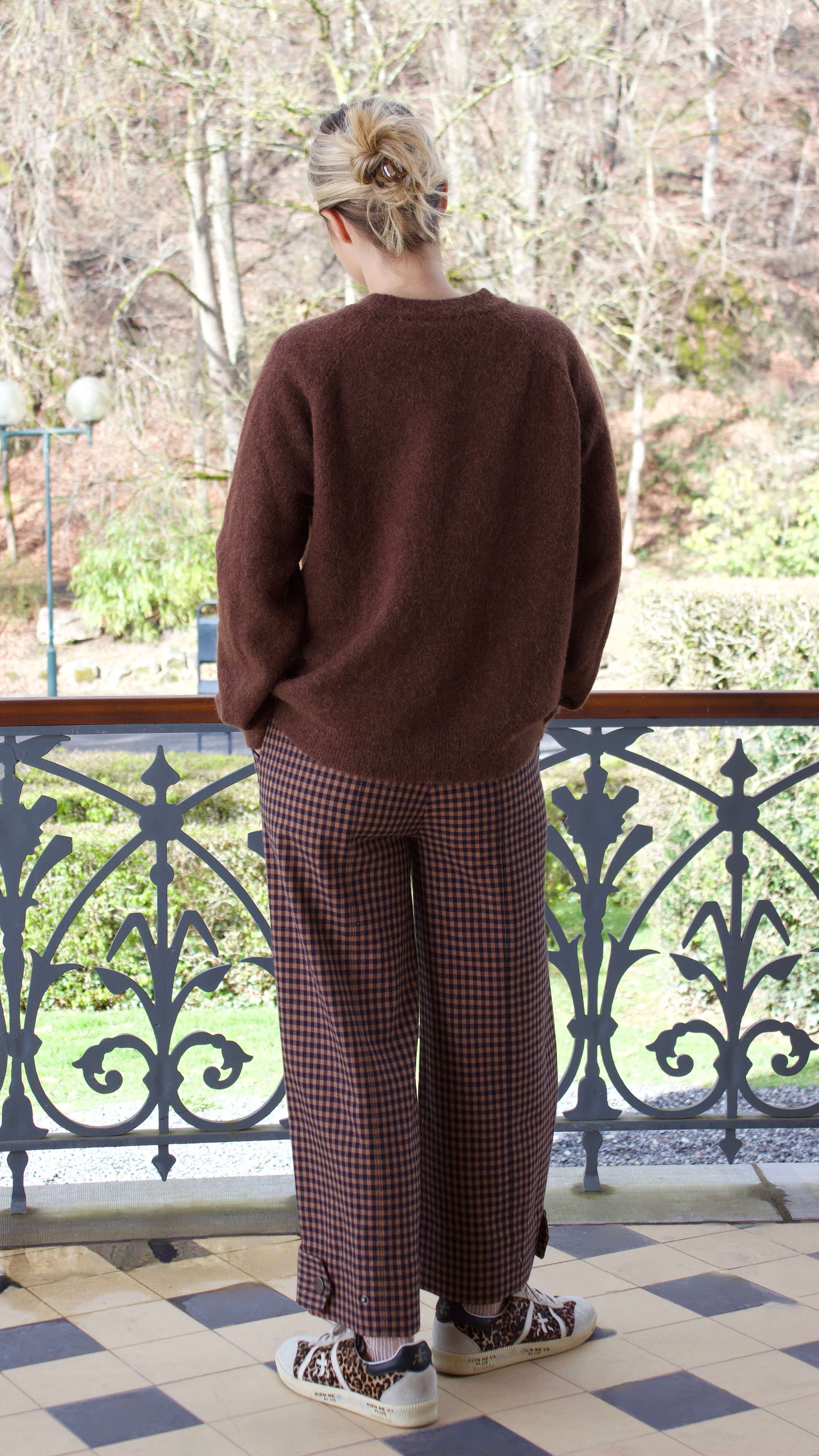Pantalon Second Female marron