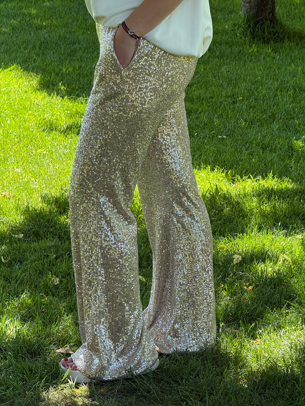 Pantalon sequins Second Female T.M