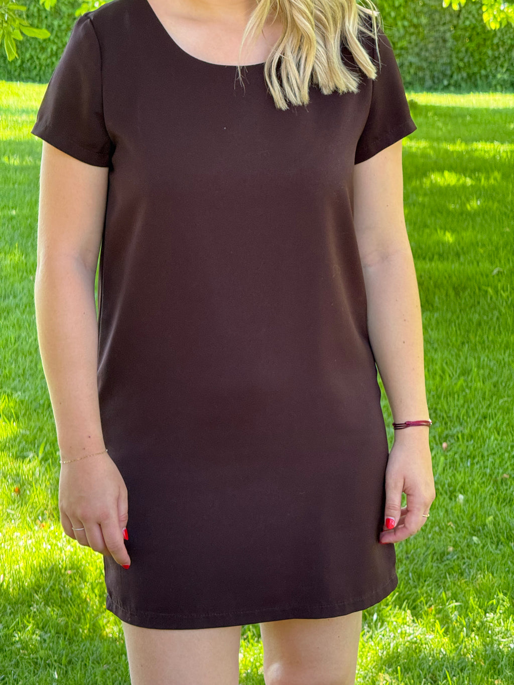 Robe dos dentelle T.M