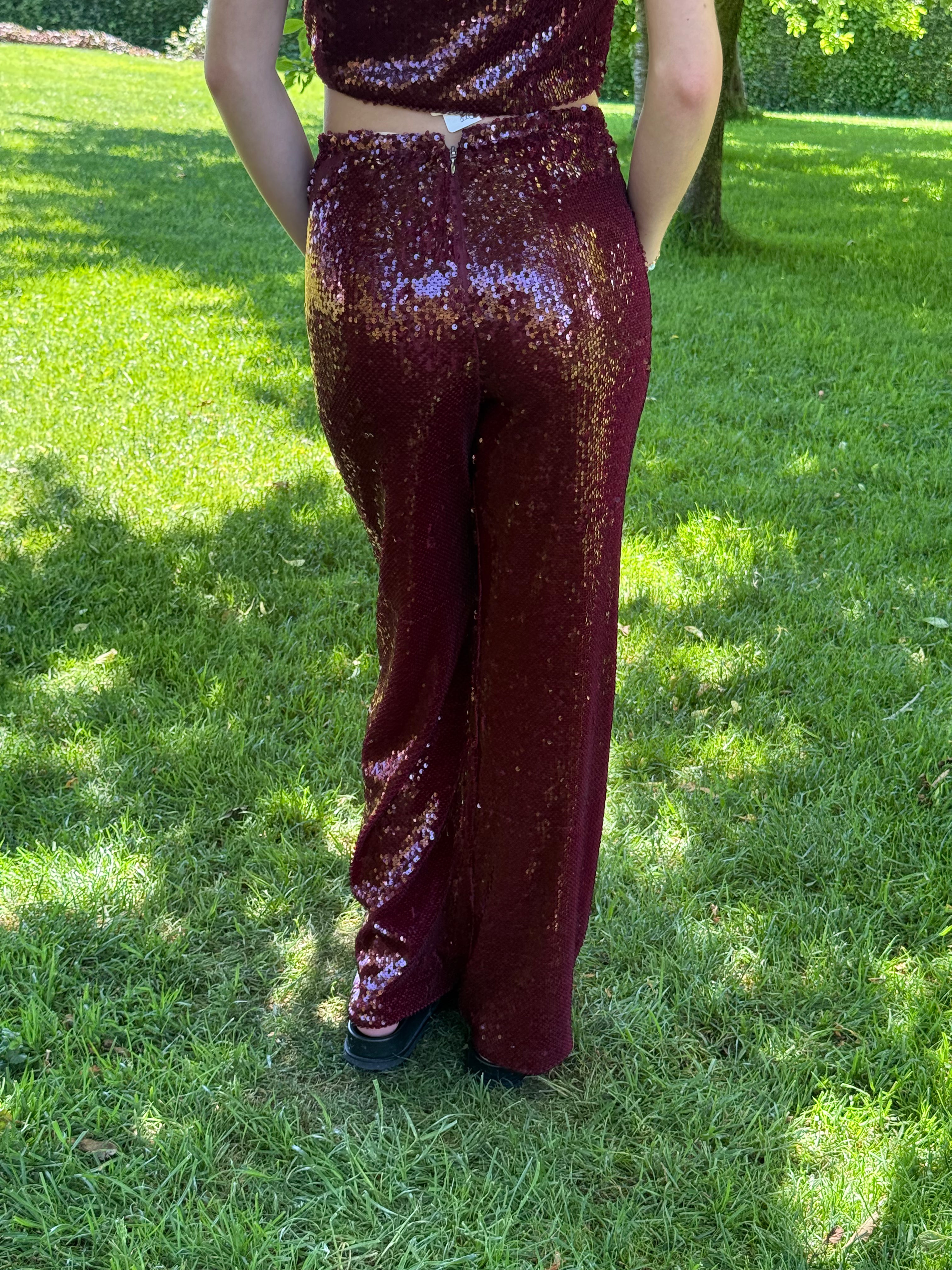 Pantalon Vicolo sequins neuf avec étiquette (118,50€) T.S
