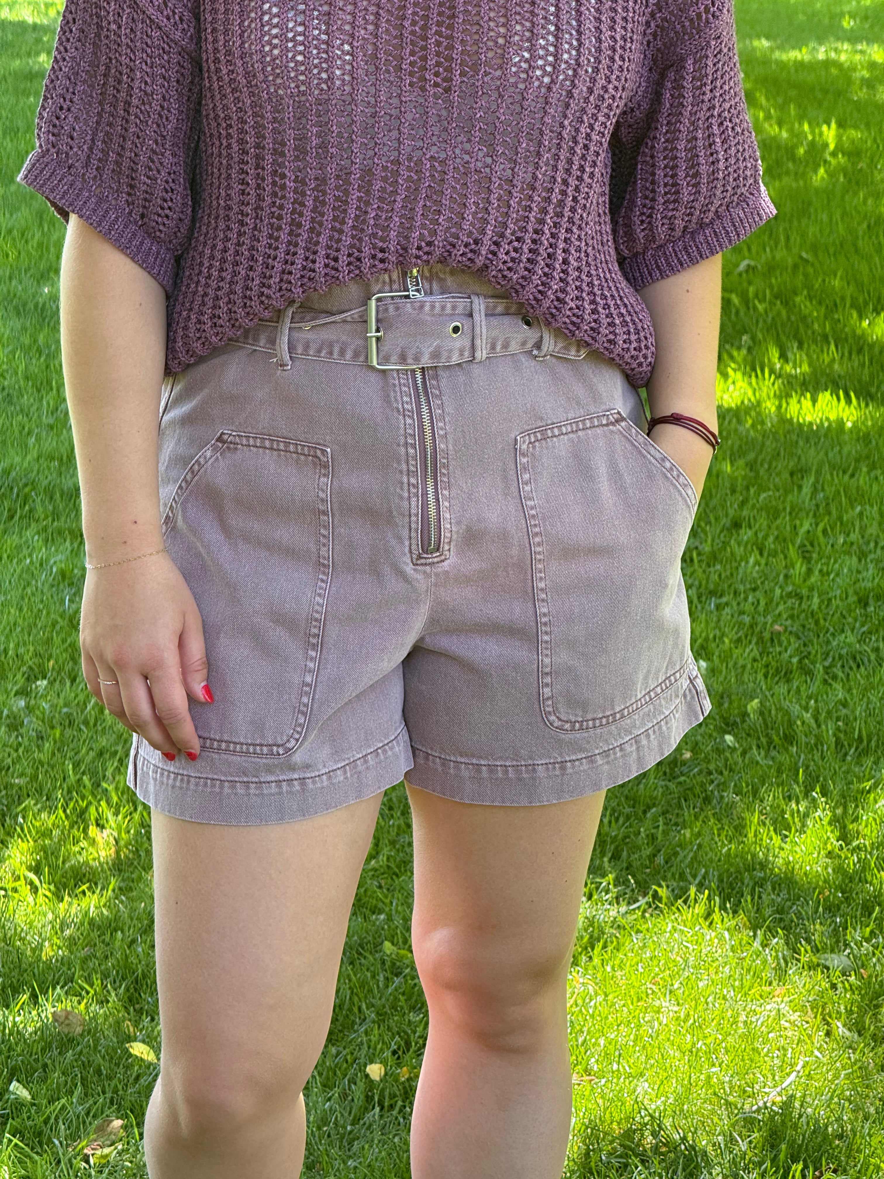 Short mauve Catwalk Junkie T.S