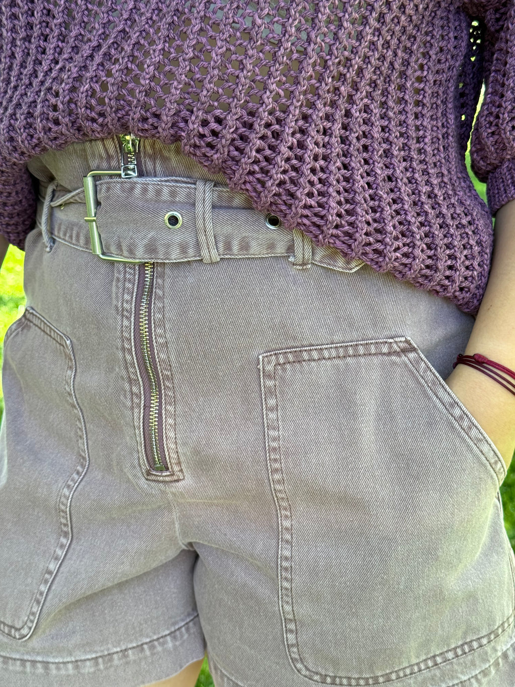 Short mauve Catwalk Junkie T.S