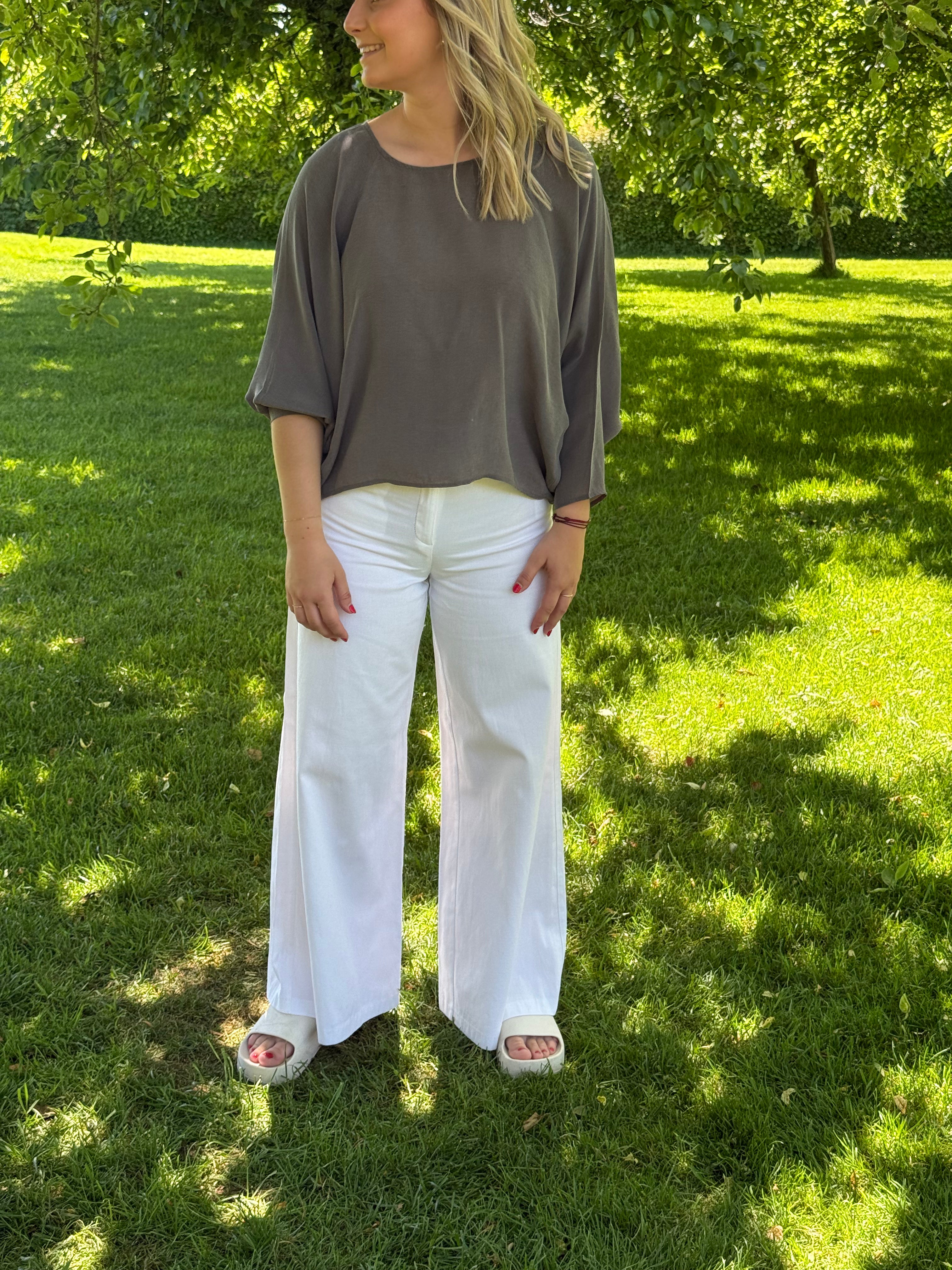 Blouse grise DRYKORN T.38