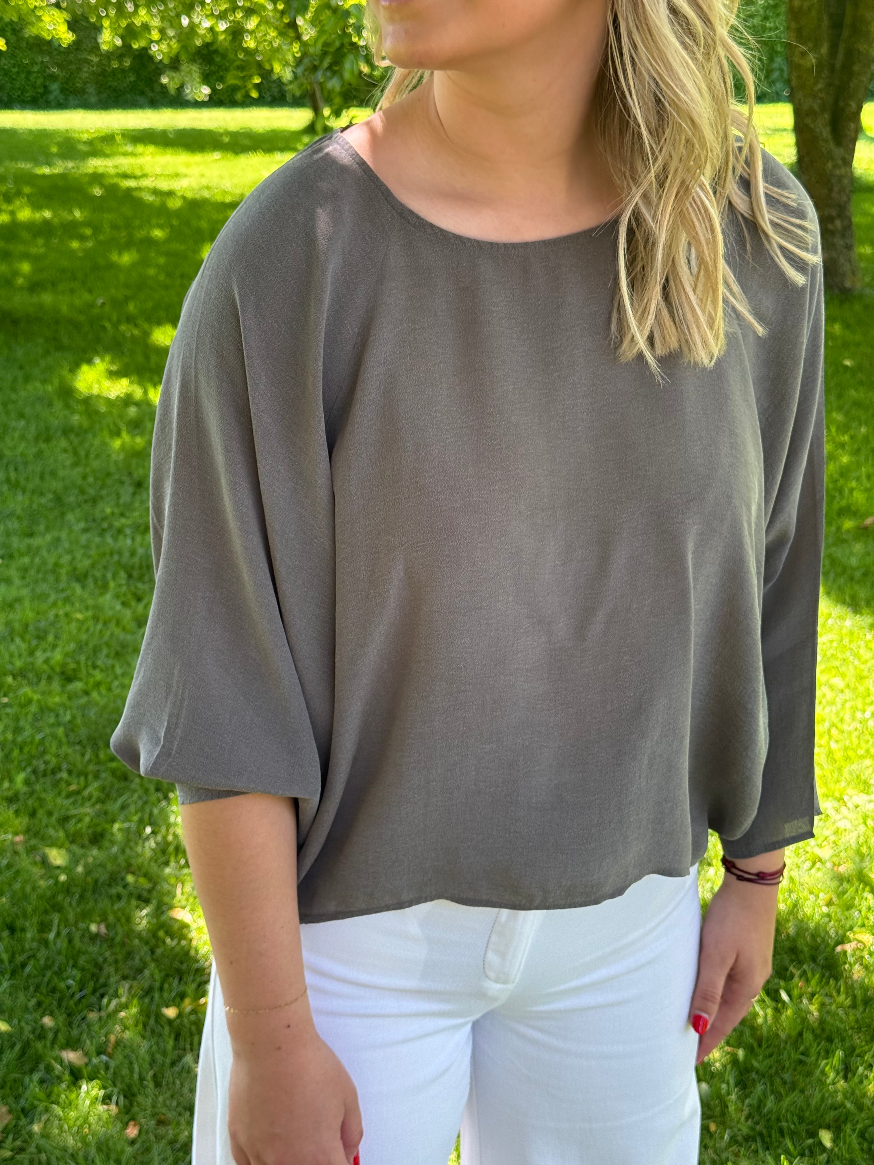 Blouse grise DRYKORN T.38