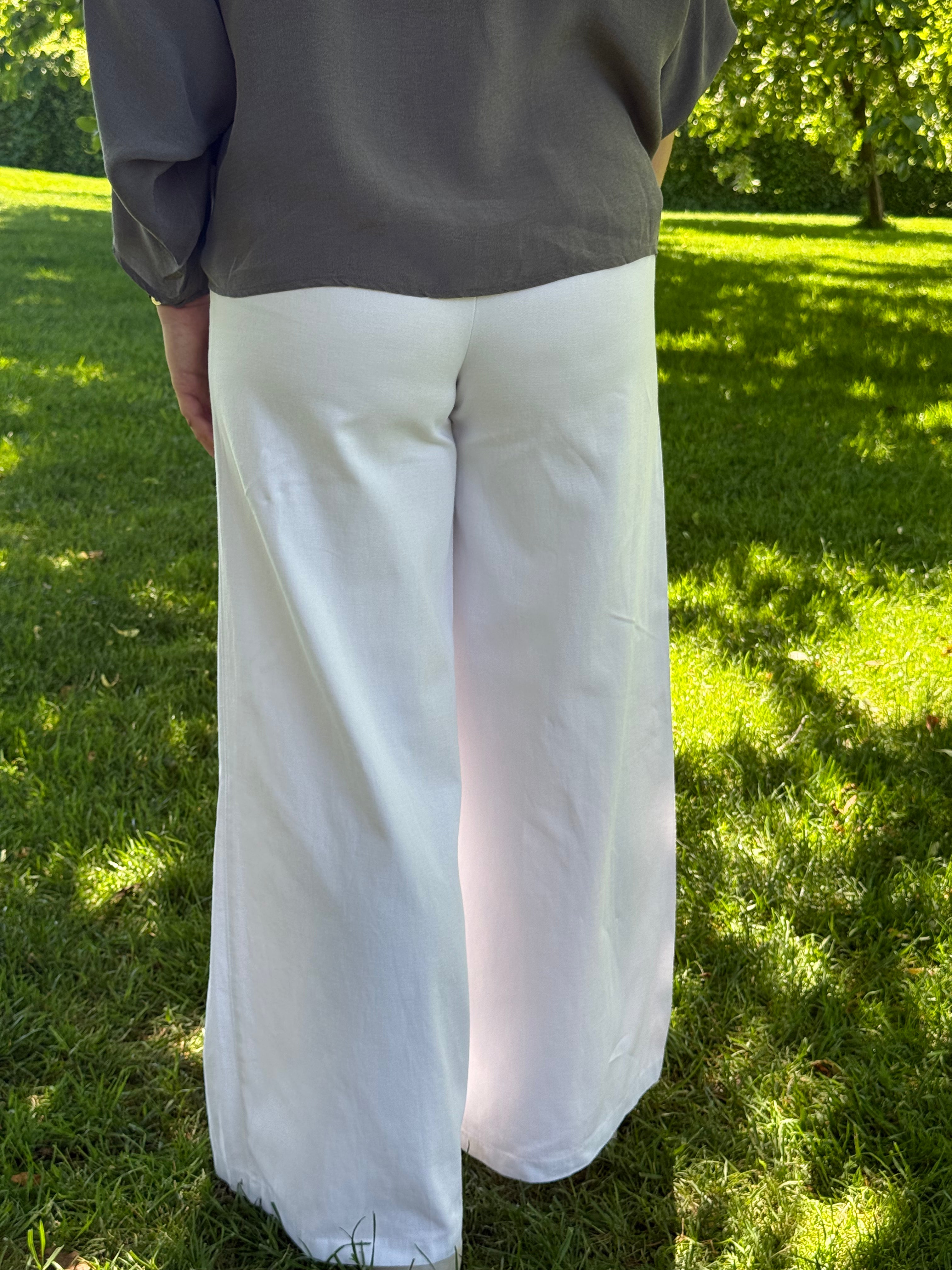 Pantalon Zara blanc T.S