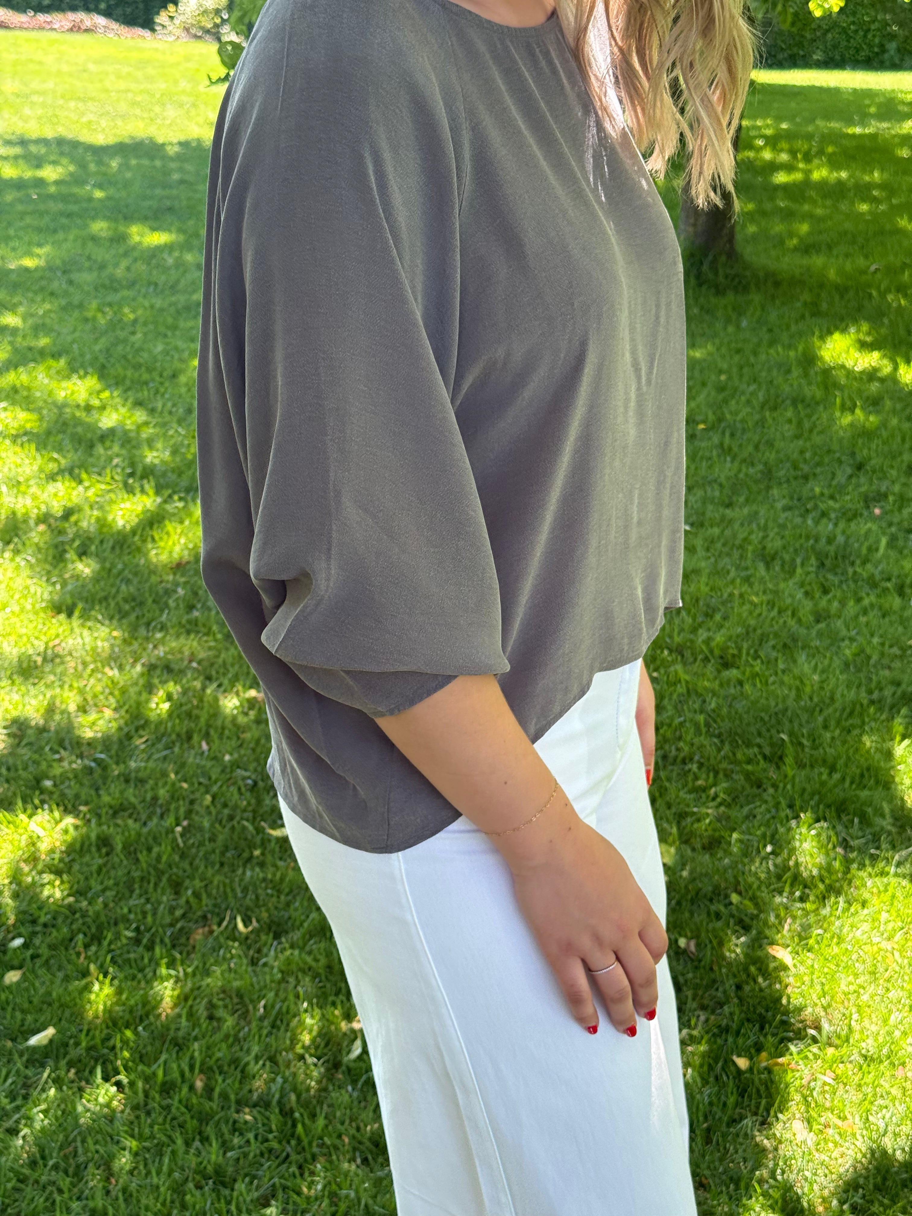 Blouse grise DRYKORN T.38