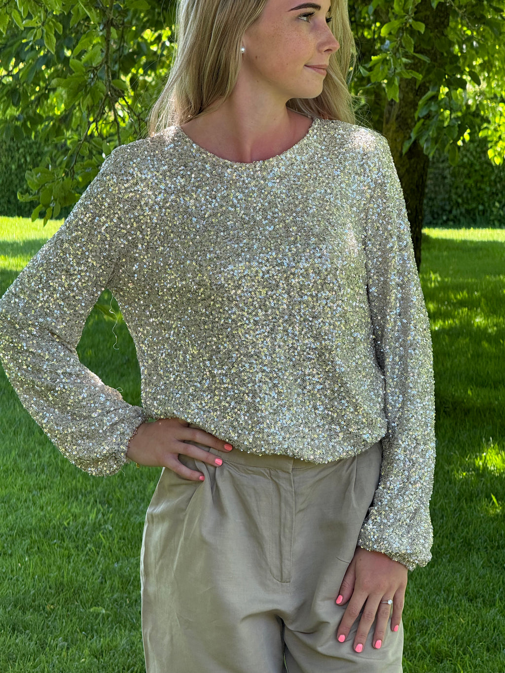 Blouse sequins T.S/M