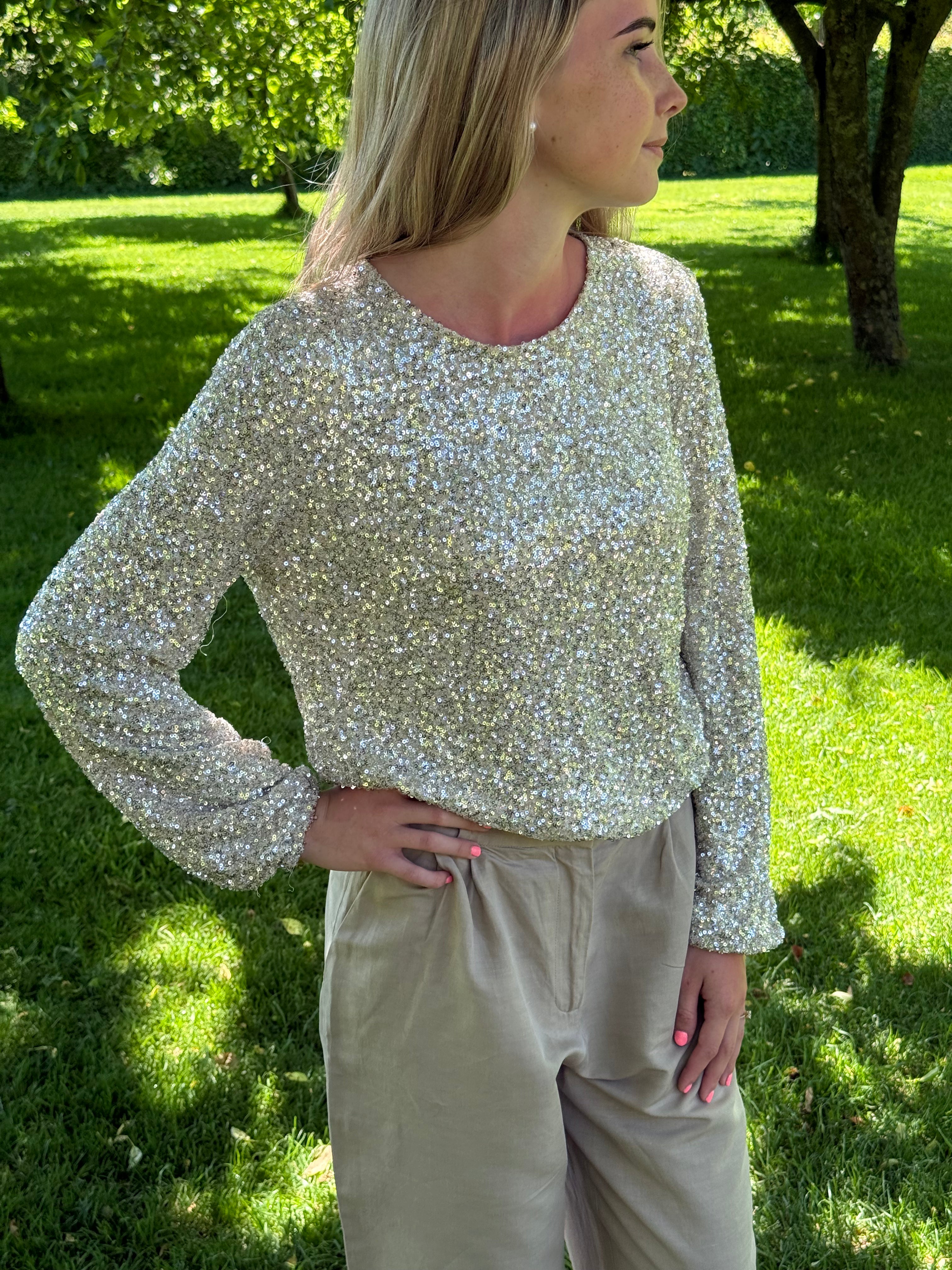 Blouse sequins T.S/M