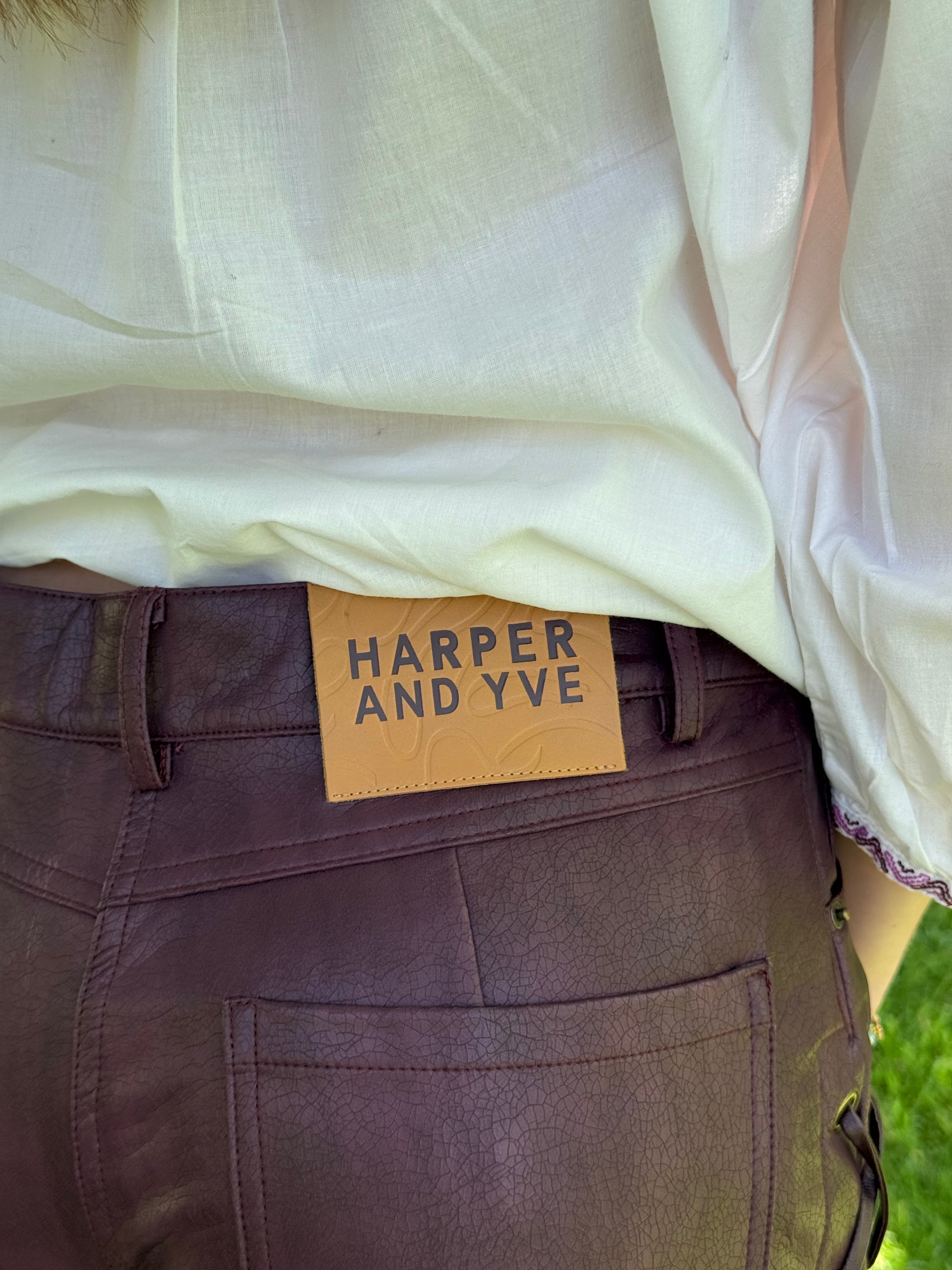Pantalon bordeaux Harper&Yve avec étiquette (99,99€) T.S