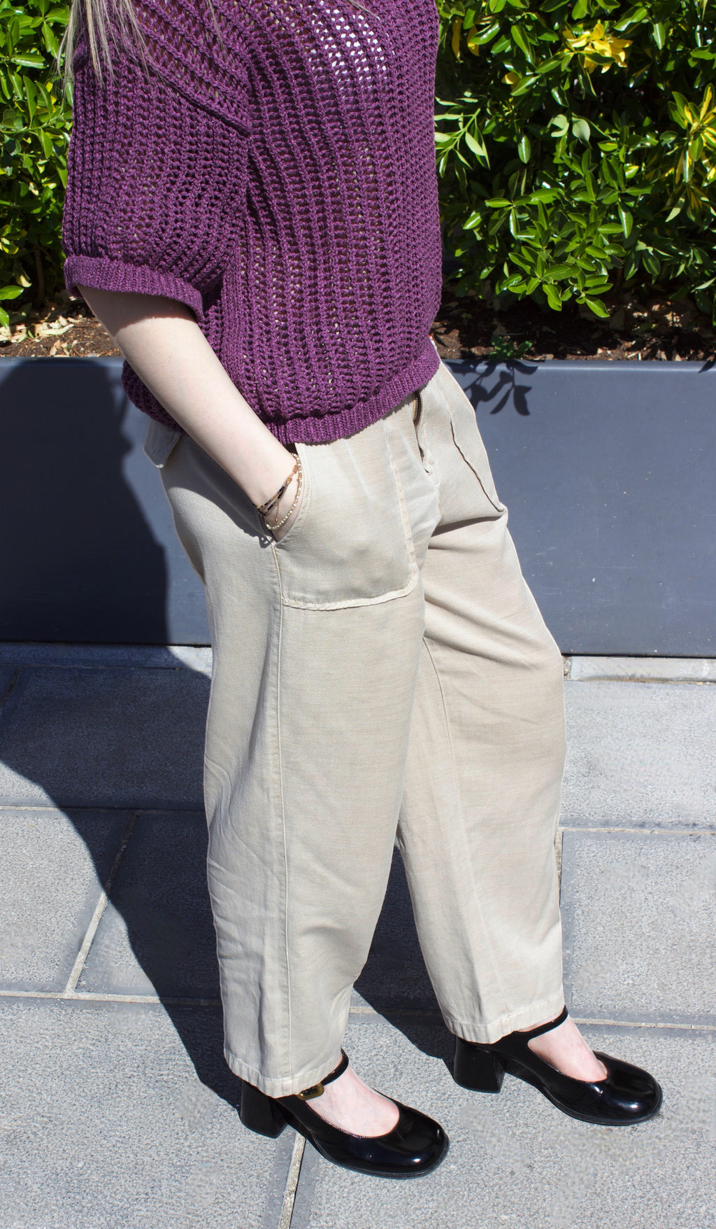 Jeans Zara beige