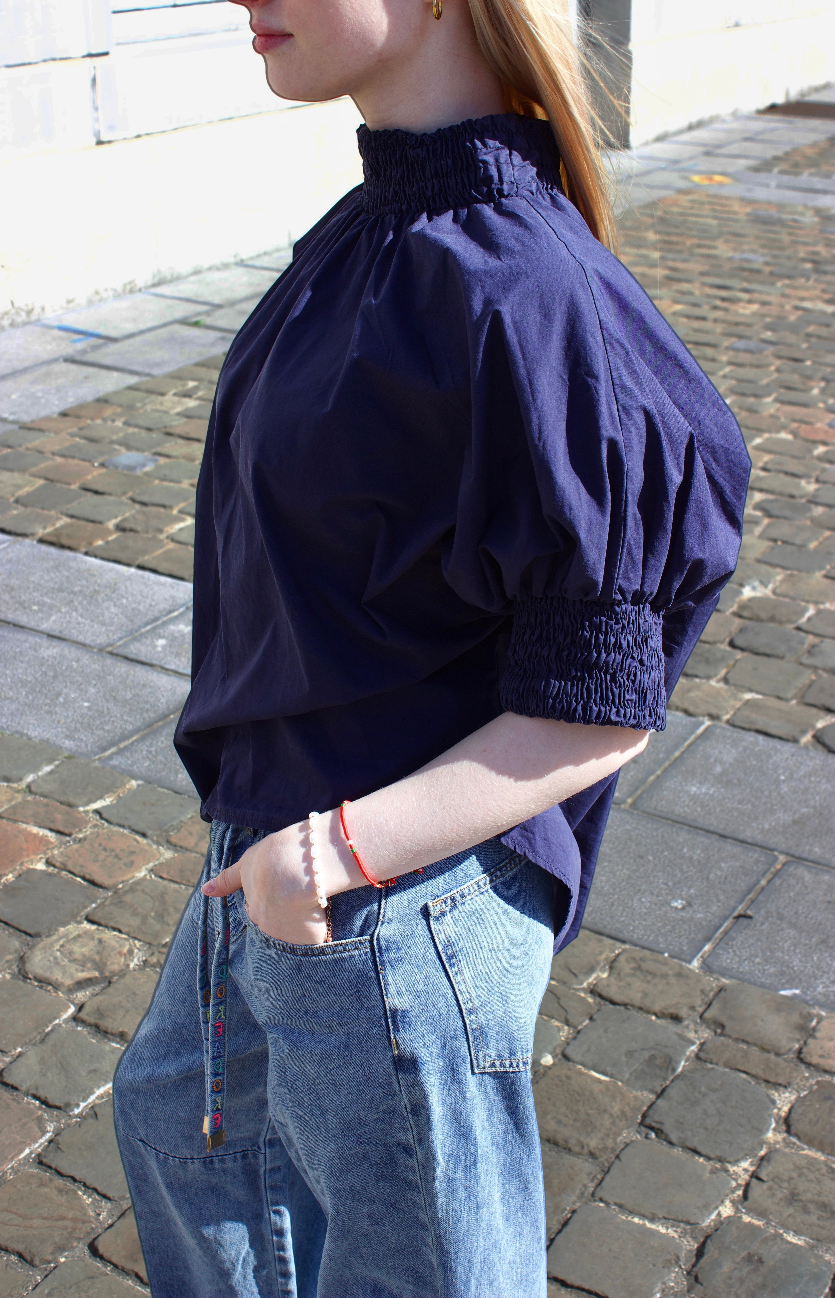 Blouse Black Rose