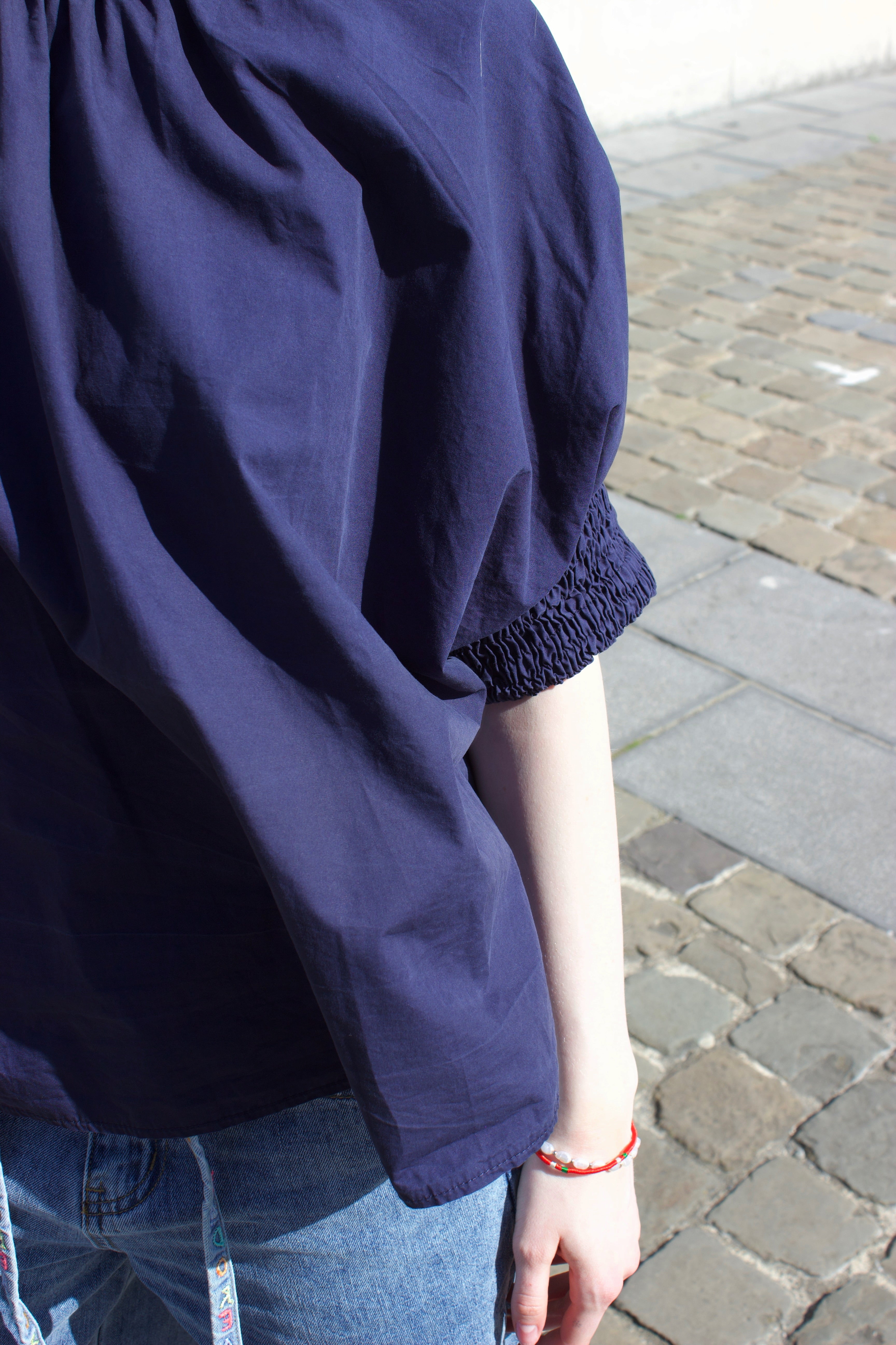 Blouse Black Rose