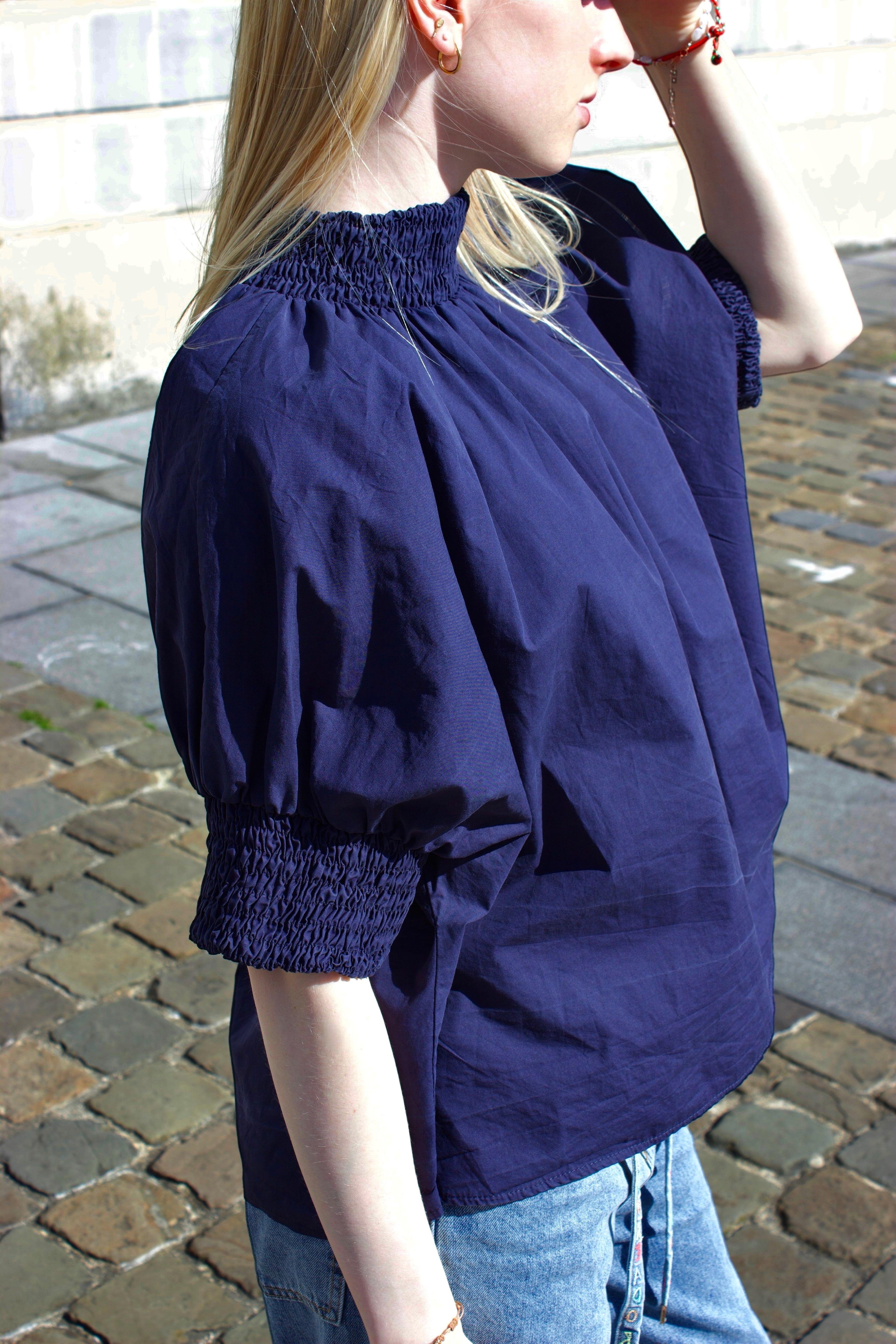 Blouse Black Rose